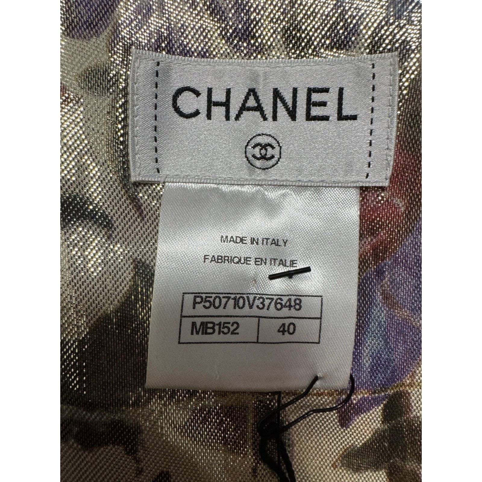 Chanel NWT CHANEL Silk Blouse 2015 Collection Karl Lagerfeld Size S / US 4 / IT 40 - 2 Thumbnail