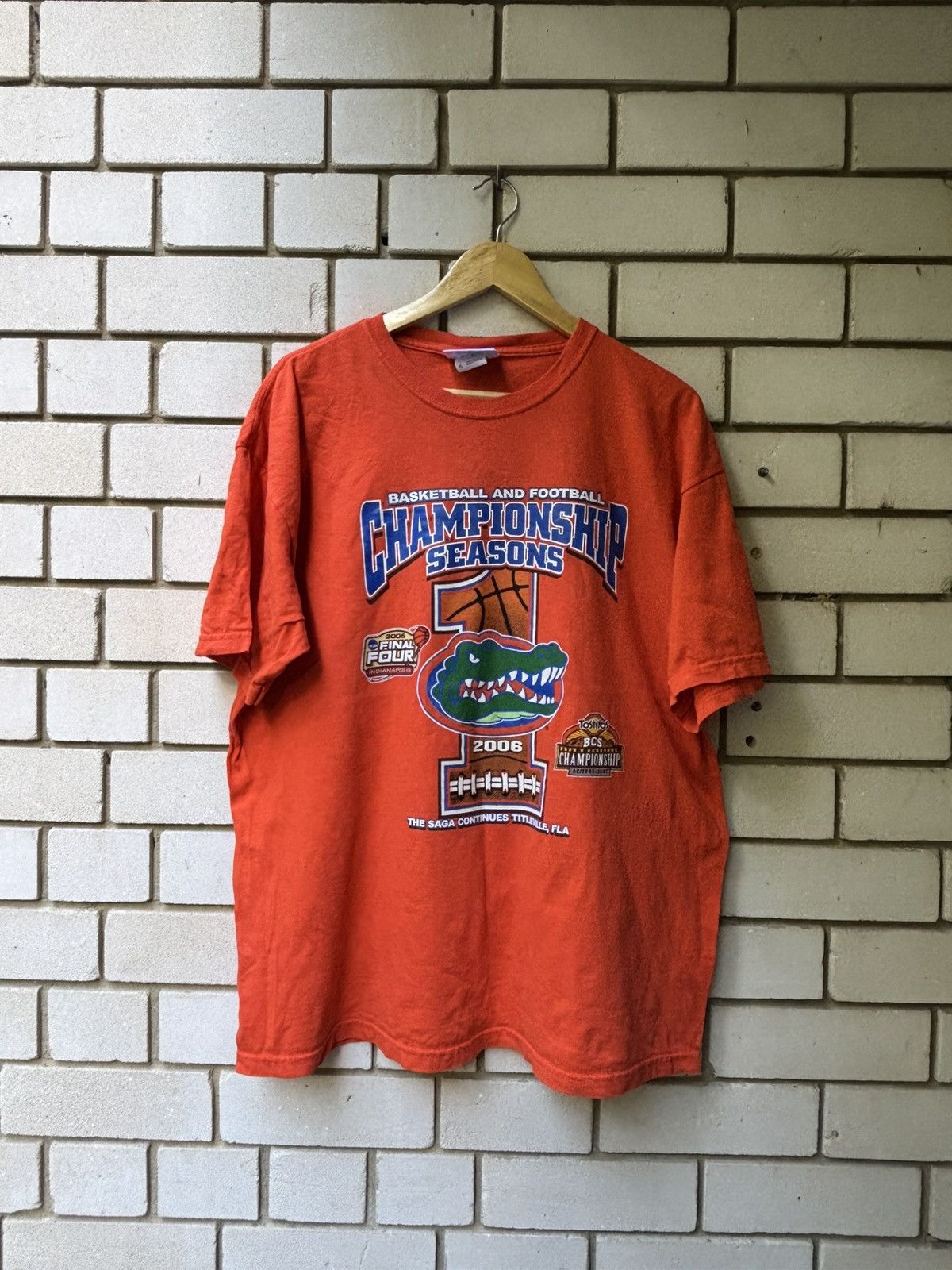 Vintage Florida Gators Vintage NCAA Championship T-Shirt Size US XL / EU 56 / 4 - 1 Thumbnail