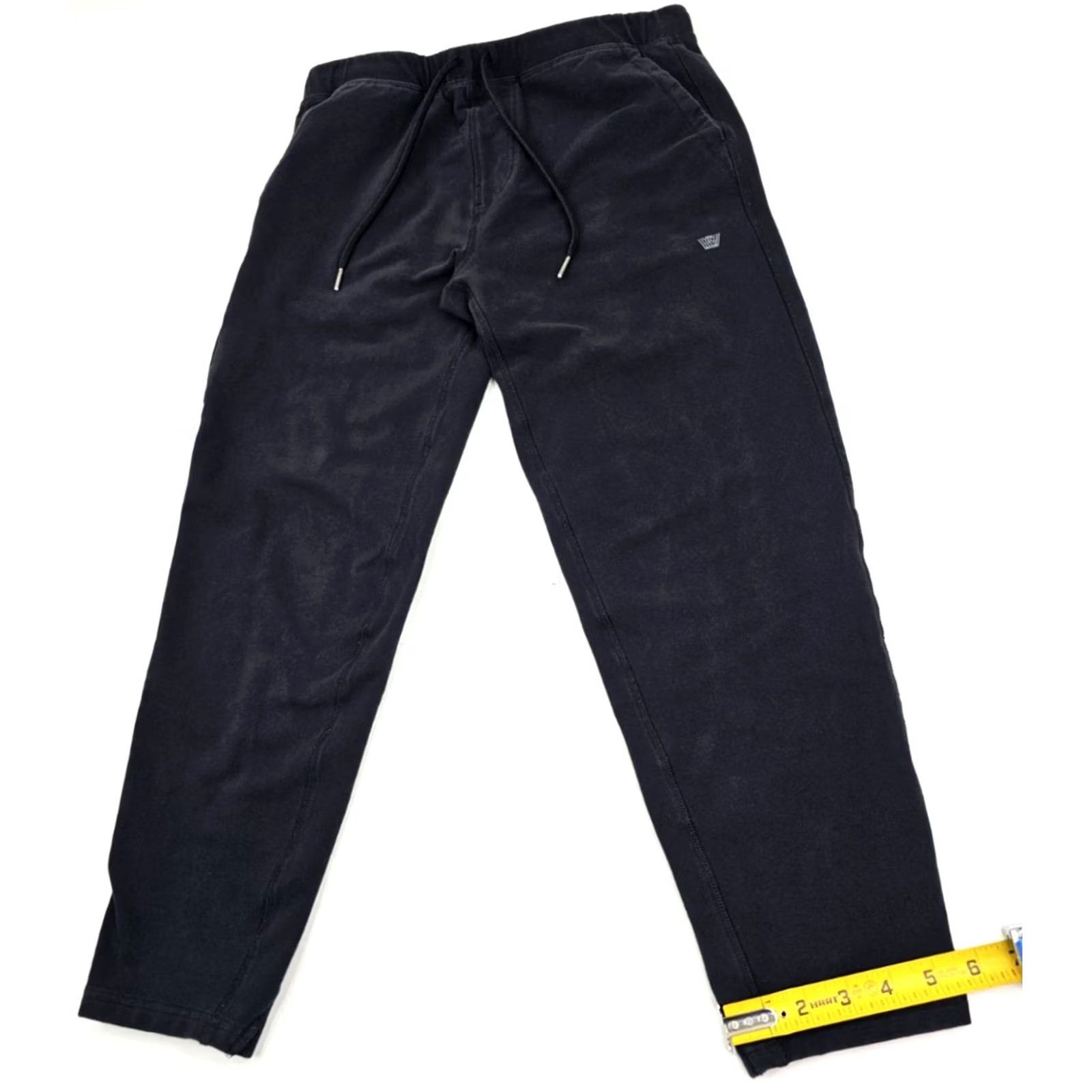 Vintage Mack Weldon Washed Black Fleece Sweatpants Men M Sweatpants Casual Slim Pull-On Joggers City College Preppy Mens Size US 31 - 2 Thumbnail