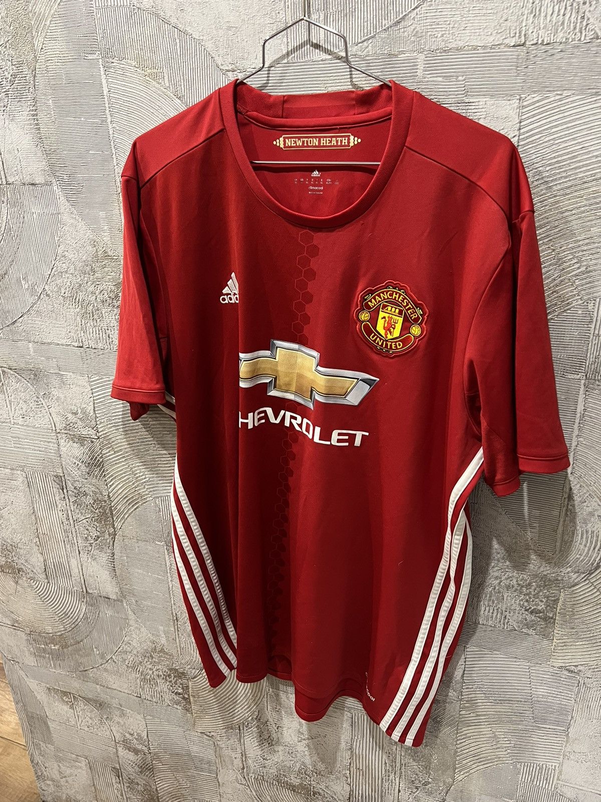 Adidas Manchester United Adidas Pogba 6 Football Jersey 2015 2016 Size US XL / EU 56 / 4 - 1 Thumbnail