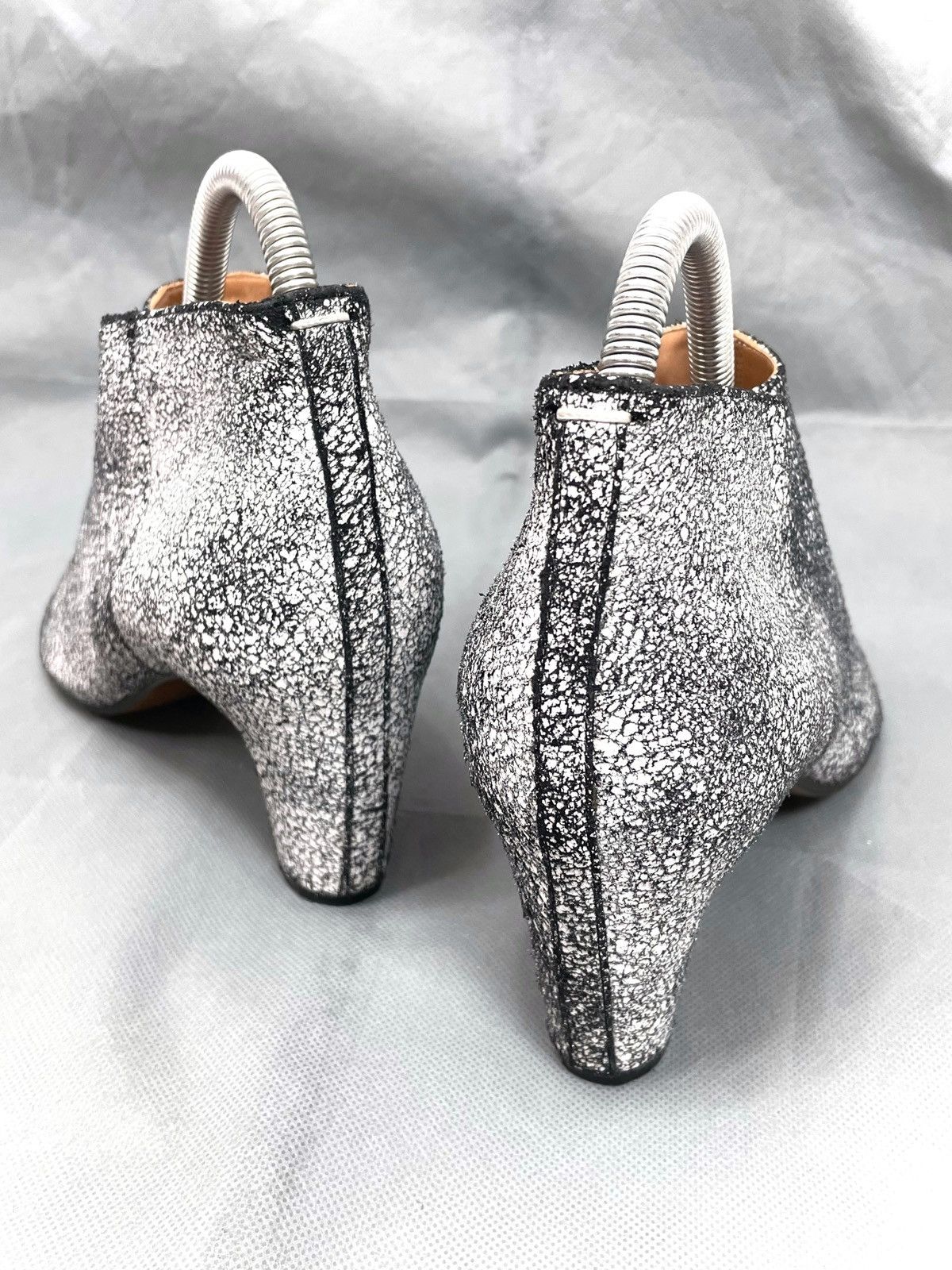 Maison Margiela Maison Martin Margiela Line 22 Cracked Peep-Toe Ankle Boots Size US 8.5 / IT 38.5 - 8 Thumbnail