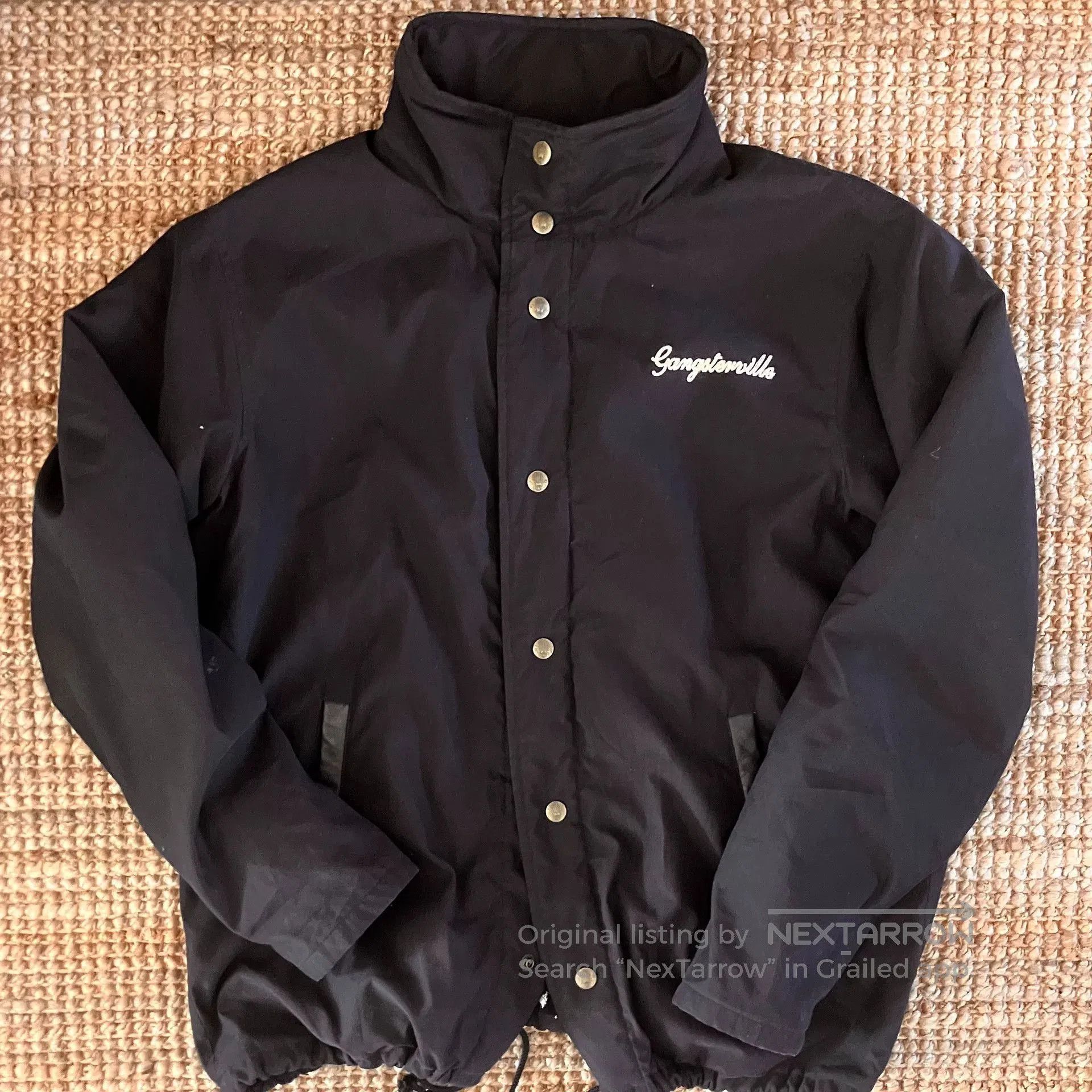 Vintage Gangsterville Coach Jacket in Black. Size US M / EU 48-50 / 2 - 2 Thumbnail