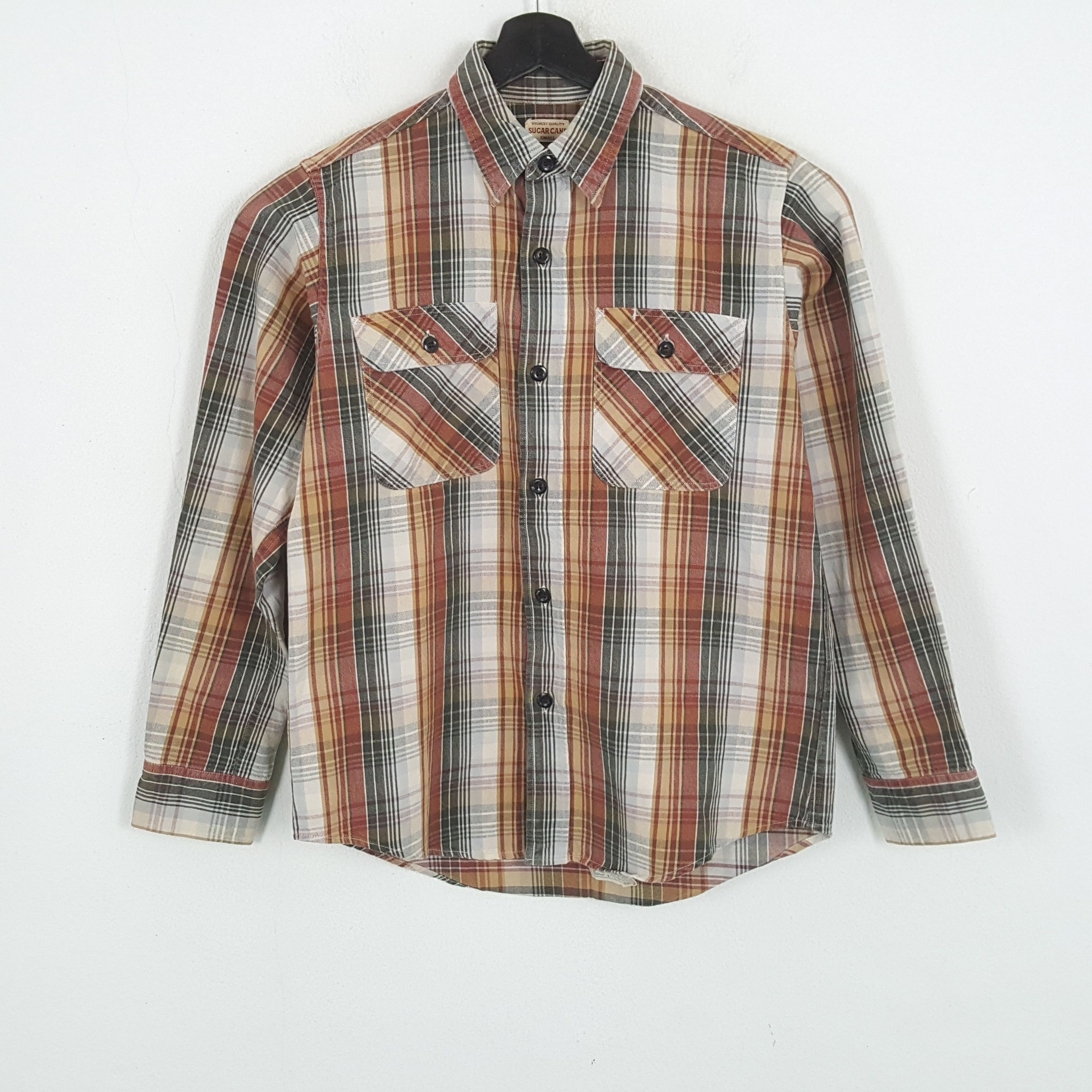 Japanese Brand × Sugar Cane × Vintage SUGAR CANE Japanese Brand Casual Style Shirt Size US S / EU 44-46 / 1 - 1 Thumbnail