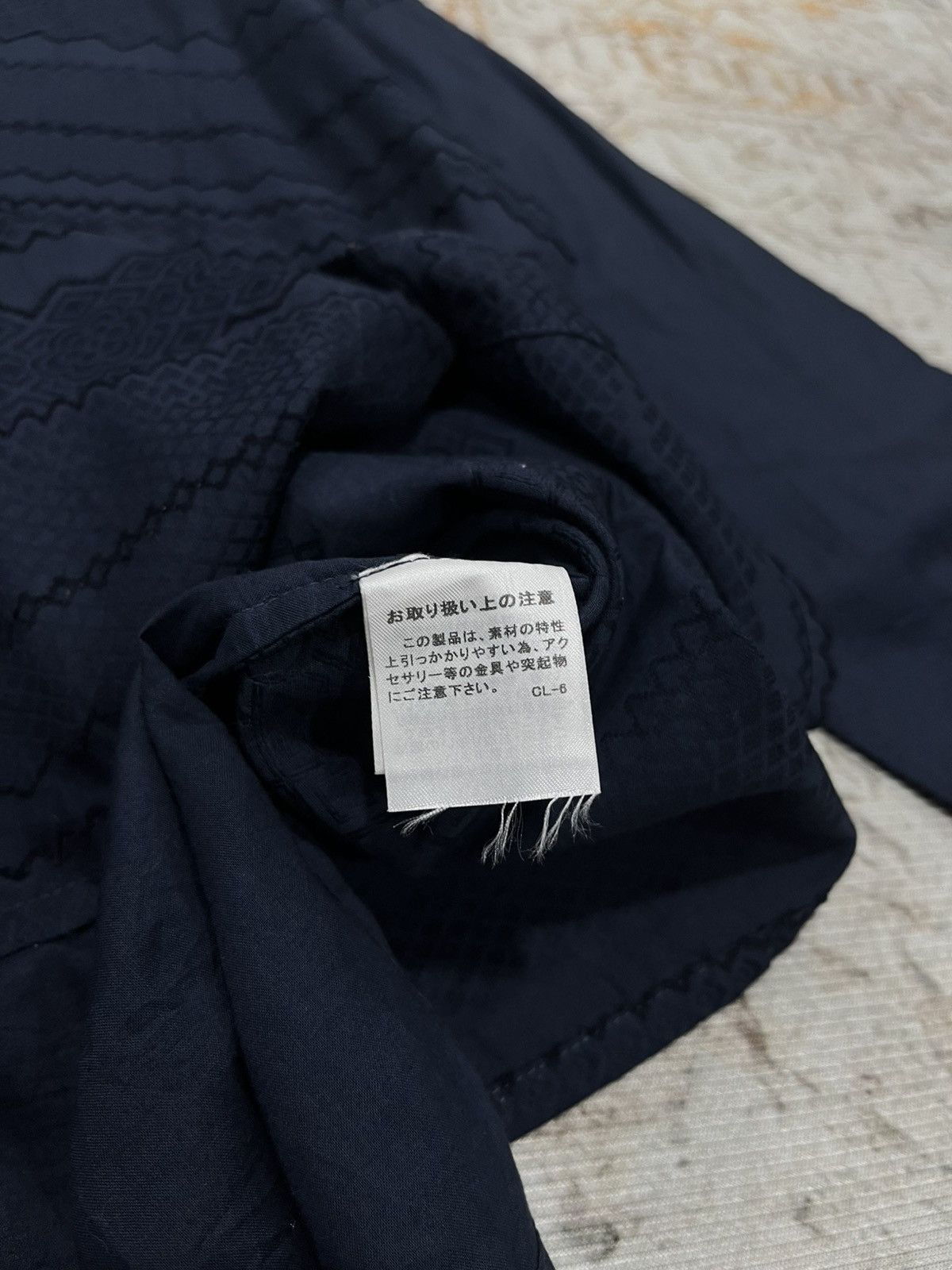 Issey Miyake Plantation by Issey Miyake Zig zag Flower Motif 3/4 Sleeve Size US M / EU 48-50 / 2 - 8 Thumbnail