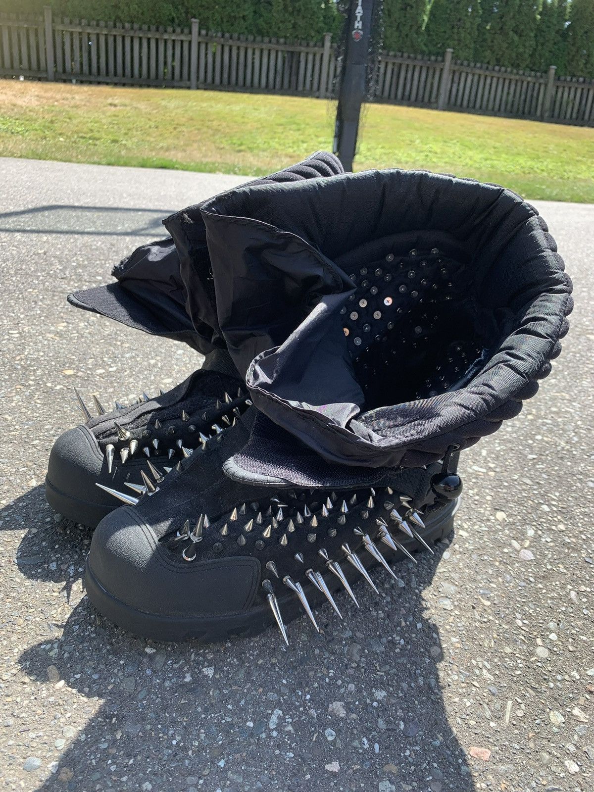 Vintage NovocentoNovantanove "Spiked" boot covers Size US 12.5 / EU 45-46 - 13 Thumbnail