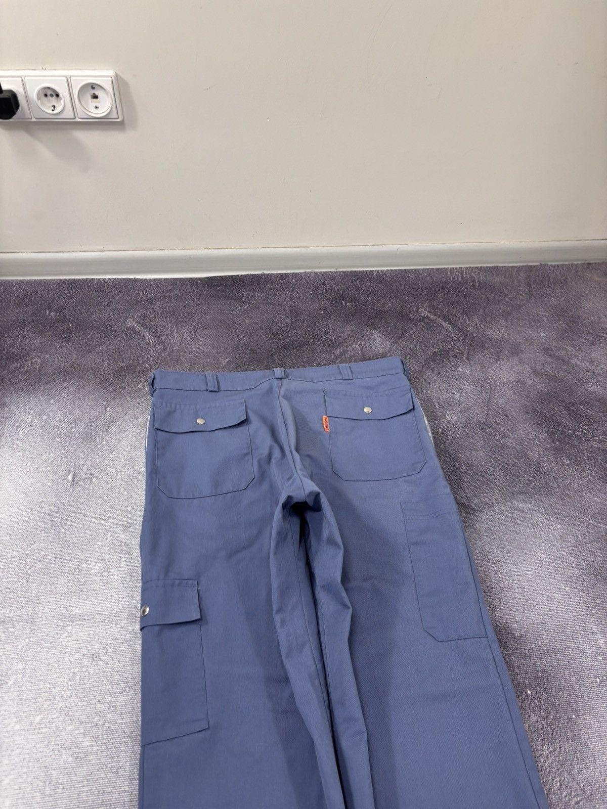 Other Vintage Lutteurs German/French Workwear Blue Utility Pants Size US 34 / EU 50 - 17 Thumbnail