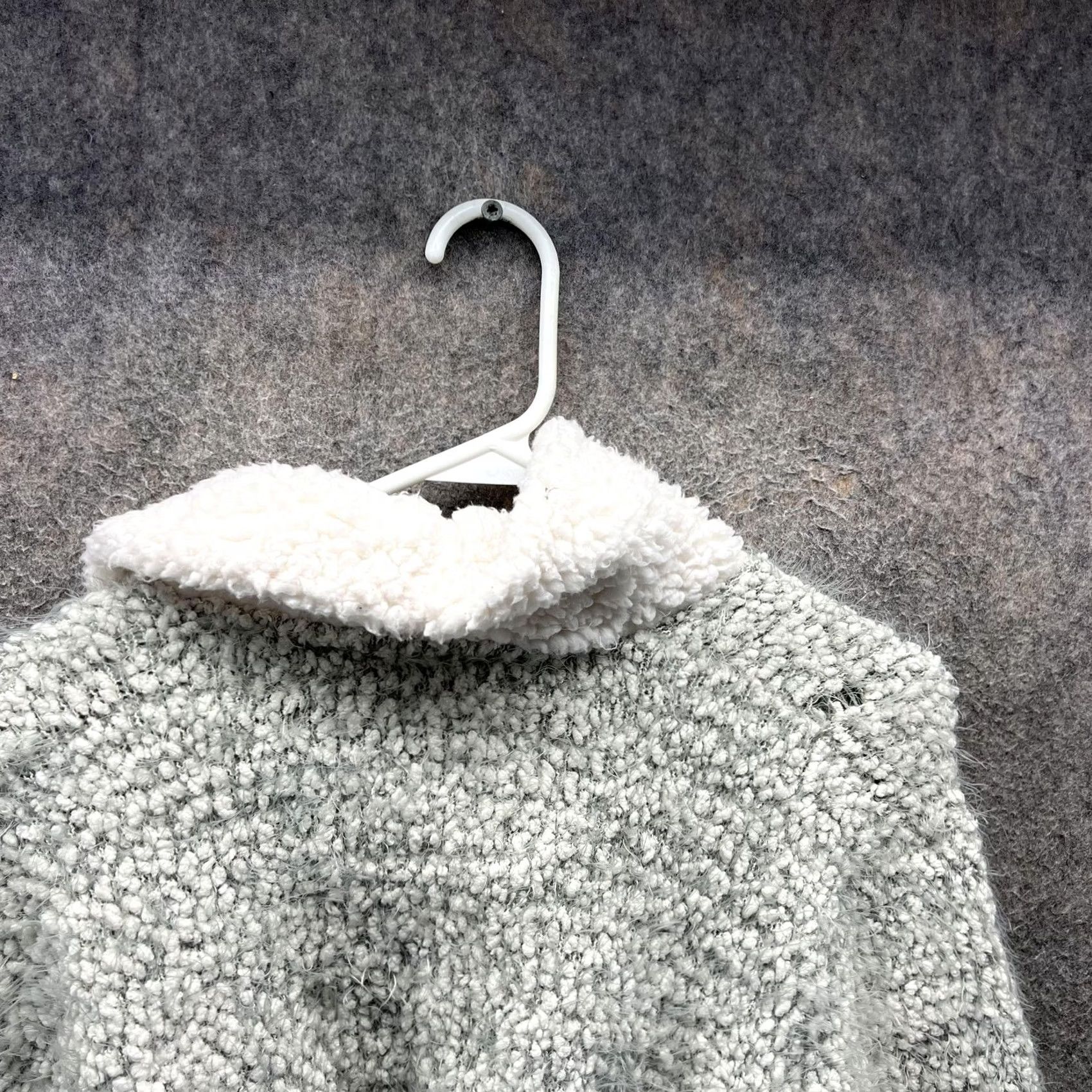 Abercrombie & Fitch VINTAGE Abercrombie & Fitch Sleepwear Robe Womens XS/S Gray Sherpa Belted Cardigan Shawl Collar Size XS / US 0-2 / IT 36-38 - 8 Thumbnail