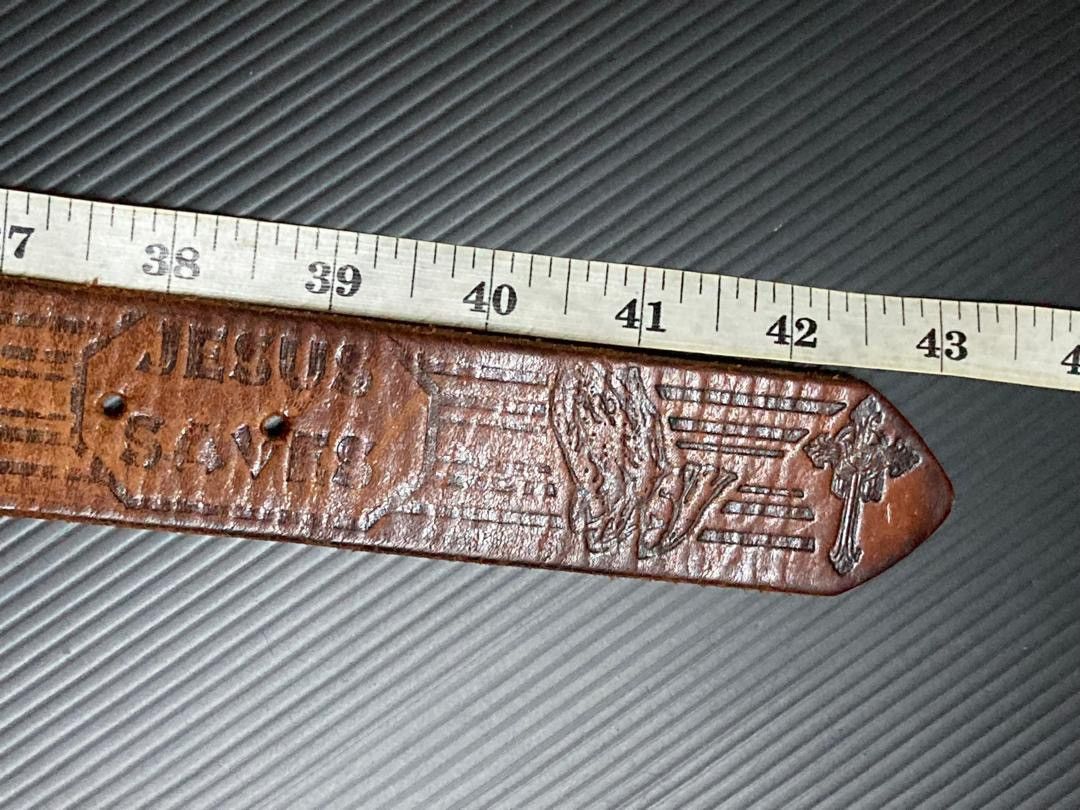 Vintage 🔥HOT DROPS🔥VINTAGE JACK DANIEL’S JESUS SAVE’S TONY LAMA Size 42 - 7 Thumbnail