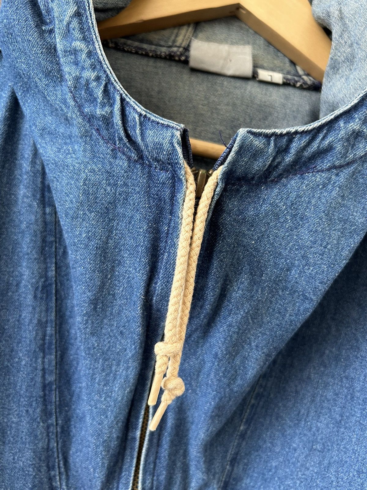Chevrolet RARE🔥80’S KING LOUIE CHEVROLET HOODED DENIM JACKET RELAXED Size US XL / EU 56 / 4 - 5 Thumbnail