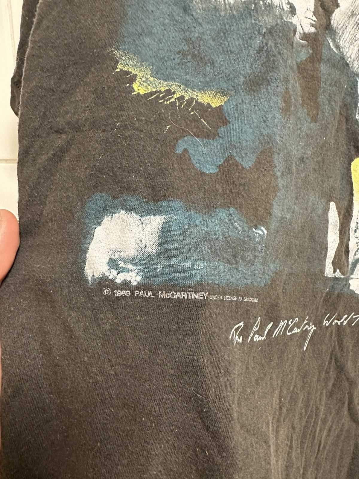 Band Tees VTG Paul McCartney World Tour 1989 / 90 T-Shirt Graphic Tee Size US M / EU 48-50 / 2 - 3 Thumbnail