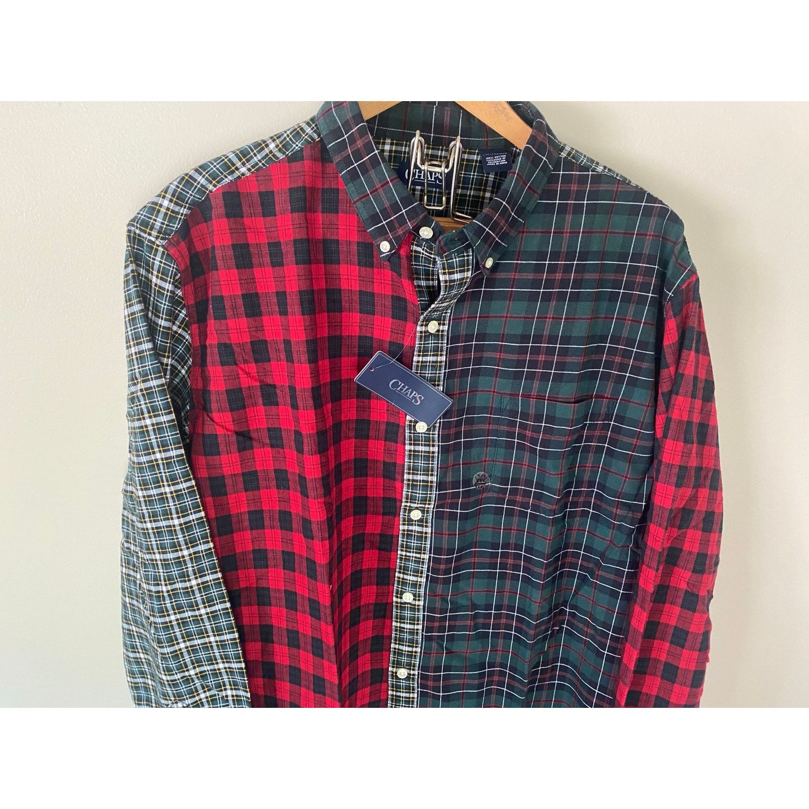 Chaps NWT Chaps Mixed Plaid Print Button Down Ralph Lauren XXL Size US XXL / EU 58 / 5 - 2 Thumbnail