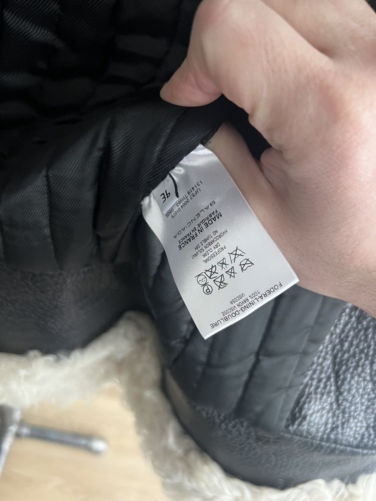 Balenciaga AW04 Shearling Biker Jacket Size XS / US 0-2 / IT 36-38 - 11 Thumbnail