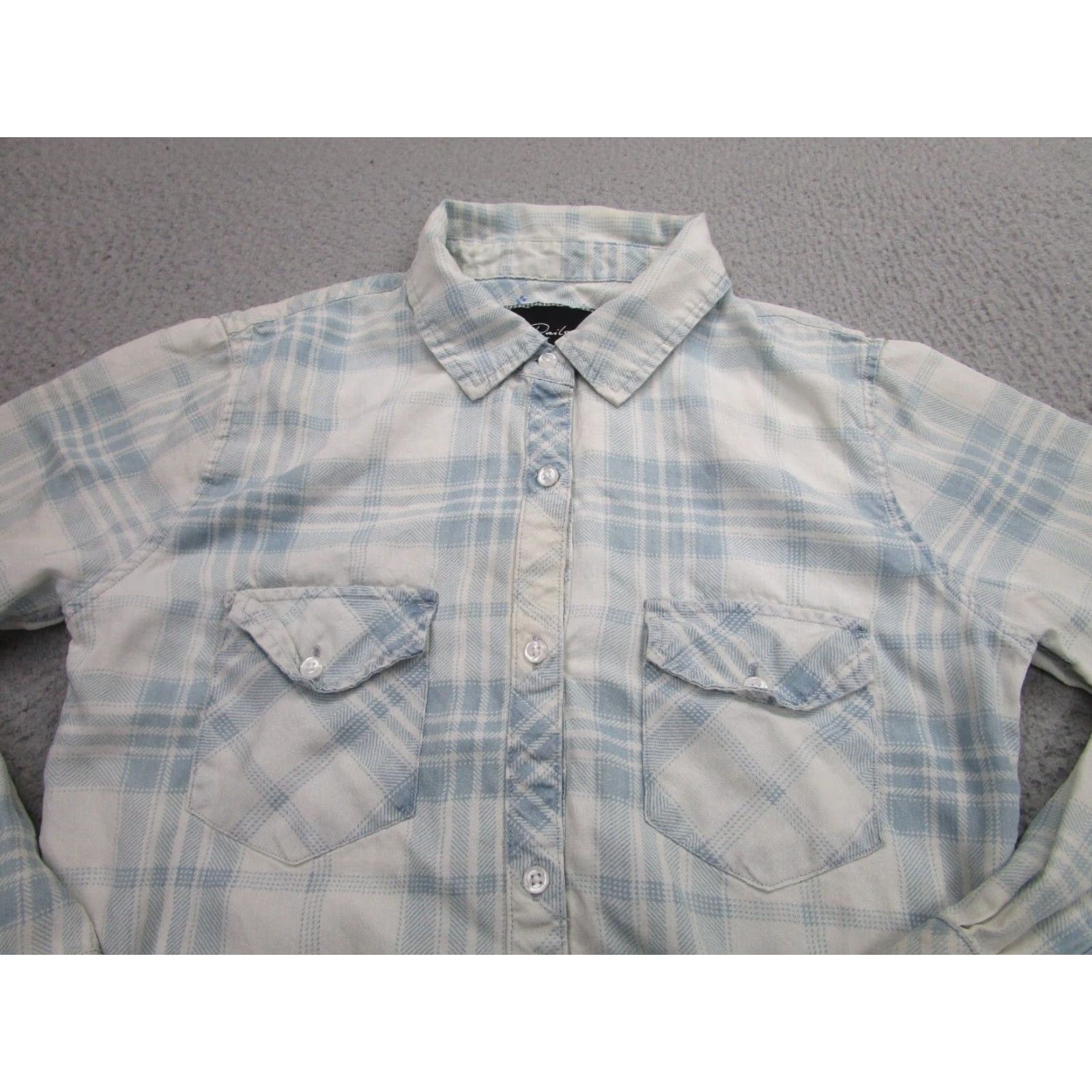 Rails Rails Plaid Shirt Womens Small Blue White Button-UpCowgirl Grunge Bohemian Womens Size S / US 4 / IT 40 - 2 Thumbnail