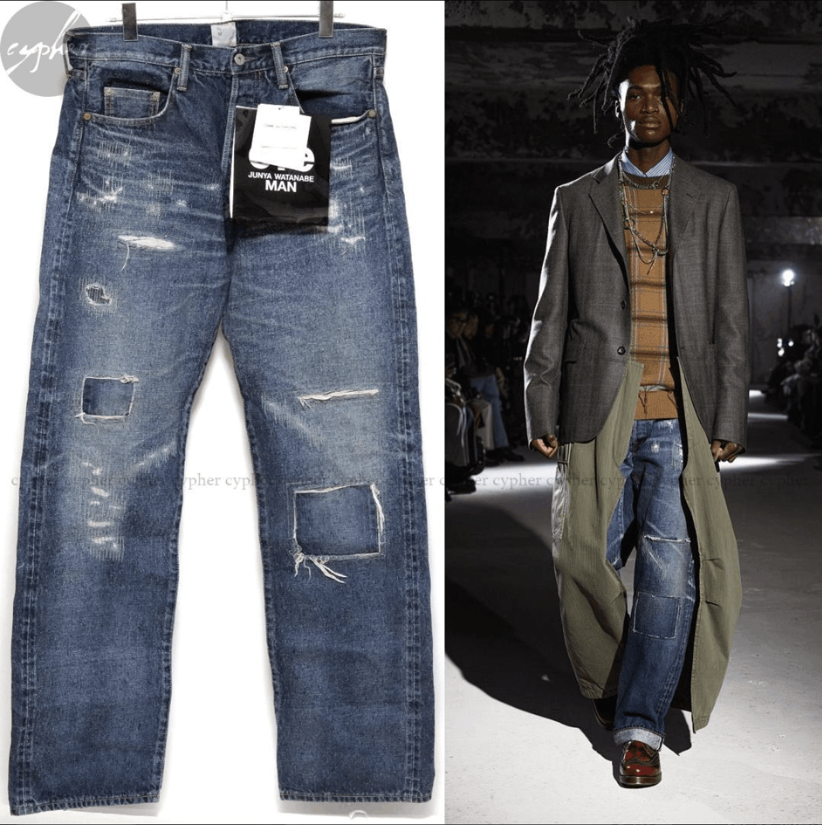 Junya Watanabe Junya Watanabe x New Manual Runway Denim Size US 30 / EU 46 - 4 Thumbnail
