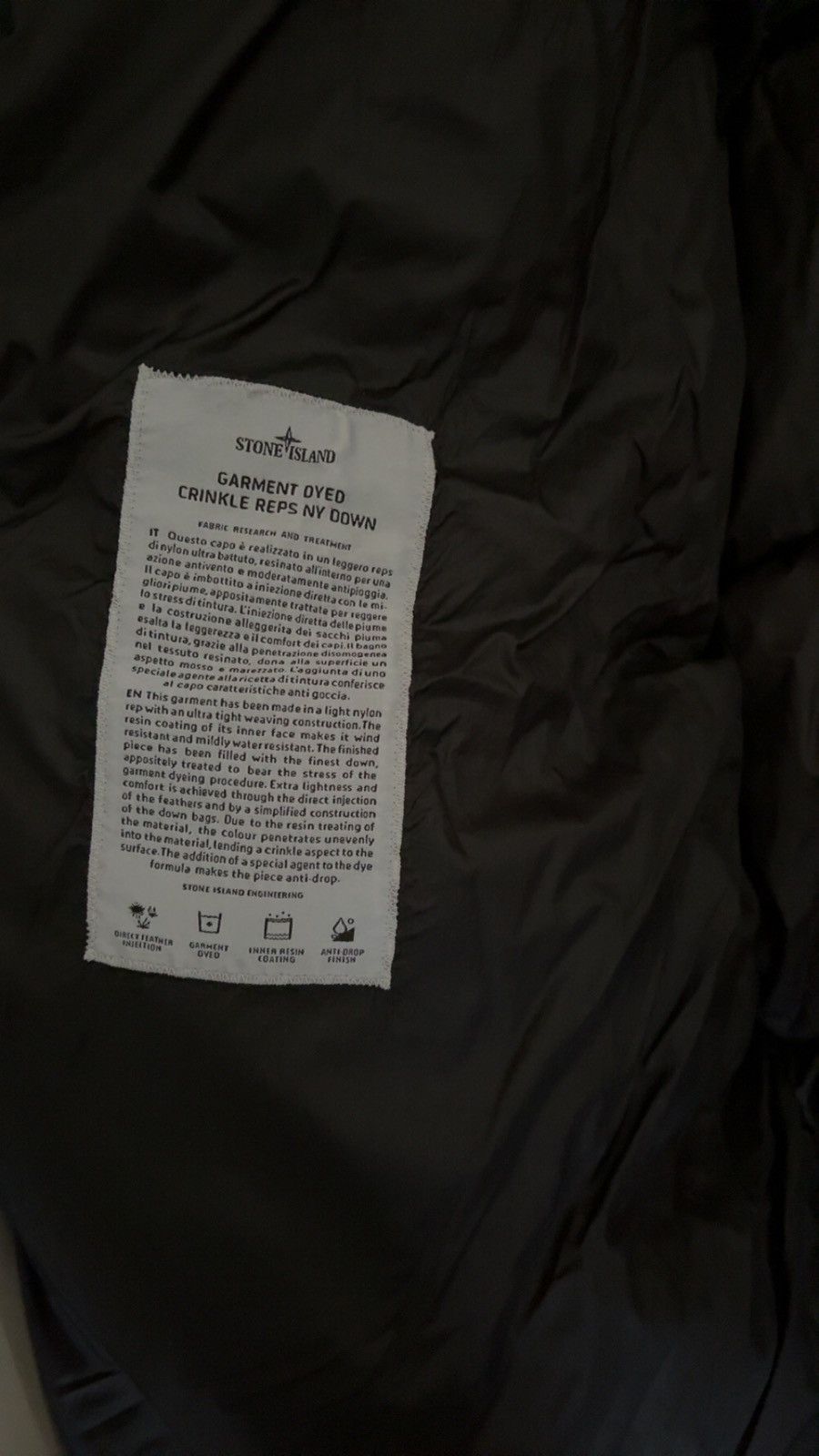 Stone Island Stone Island Garment Dyed Crinkle Reps NY Down Jacket Size US L / EU 52-54 / 3 - 7 Thumbnail