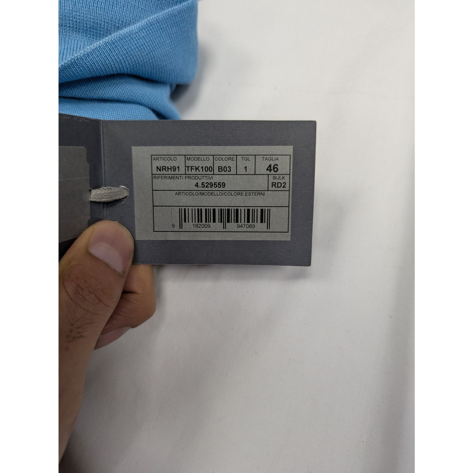 Tom Ford o1rshd1 V-Neck Knitwear Sweatshirt Sweater in Sky Blue Size US S / EU 44-46 / 1 - 21 Thumbnail