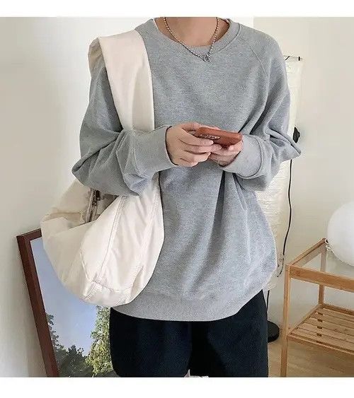 image of Unisex Fashion Crossbody Dumpling Bag in Black, Men's