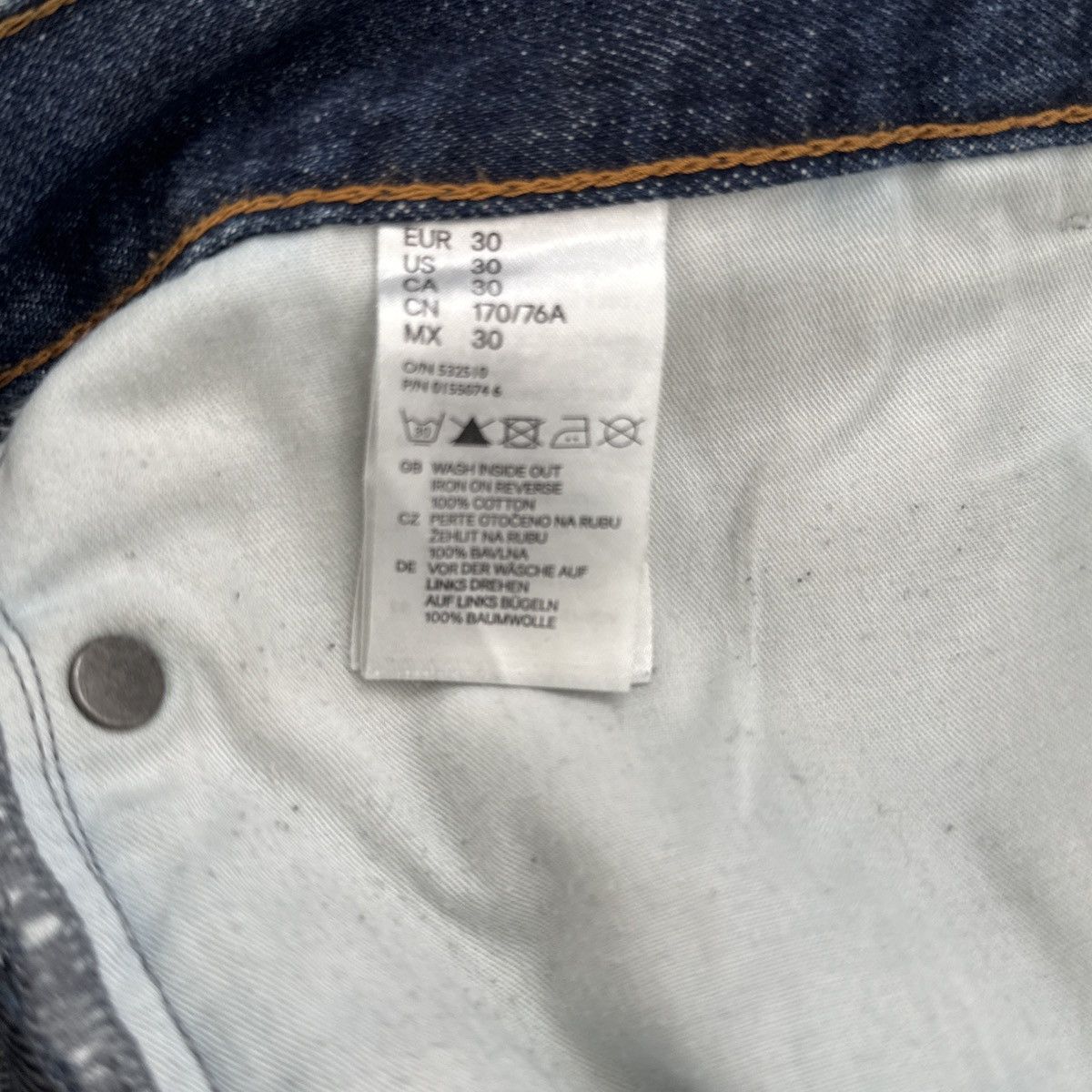 H&M × Maison Margiela Maison margiela x H&M paint jeans Size US 30 / EU 46 - 4 Thumbnail