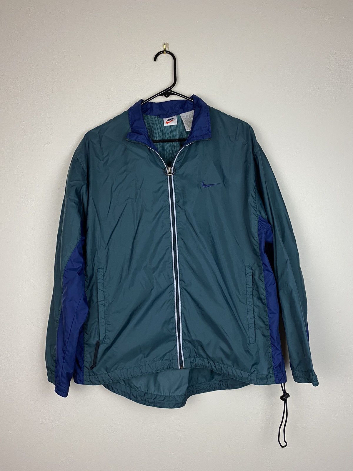 Nike Vintage 90’s Nike Wind Breaker Light Zip Up Jacket Size US M / EU 48-50 / 2 - 1 Thumbnail