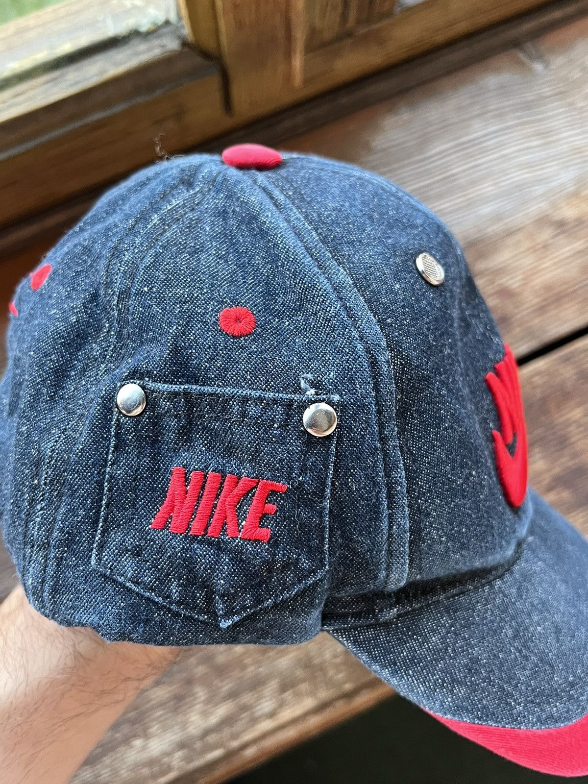 Nike Vintage Hat Nike Y2K Avant Garde Cap Size ONE SIZE - 11 Thumbnail
