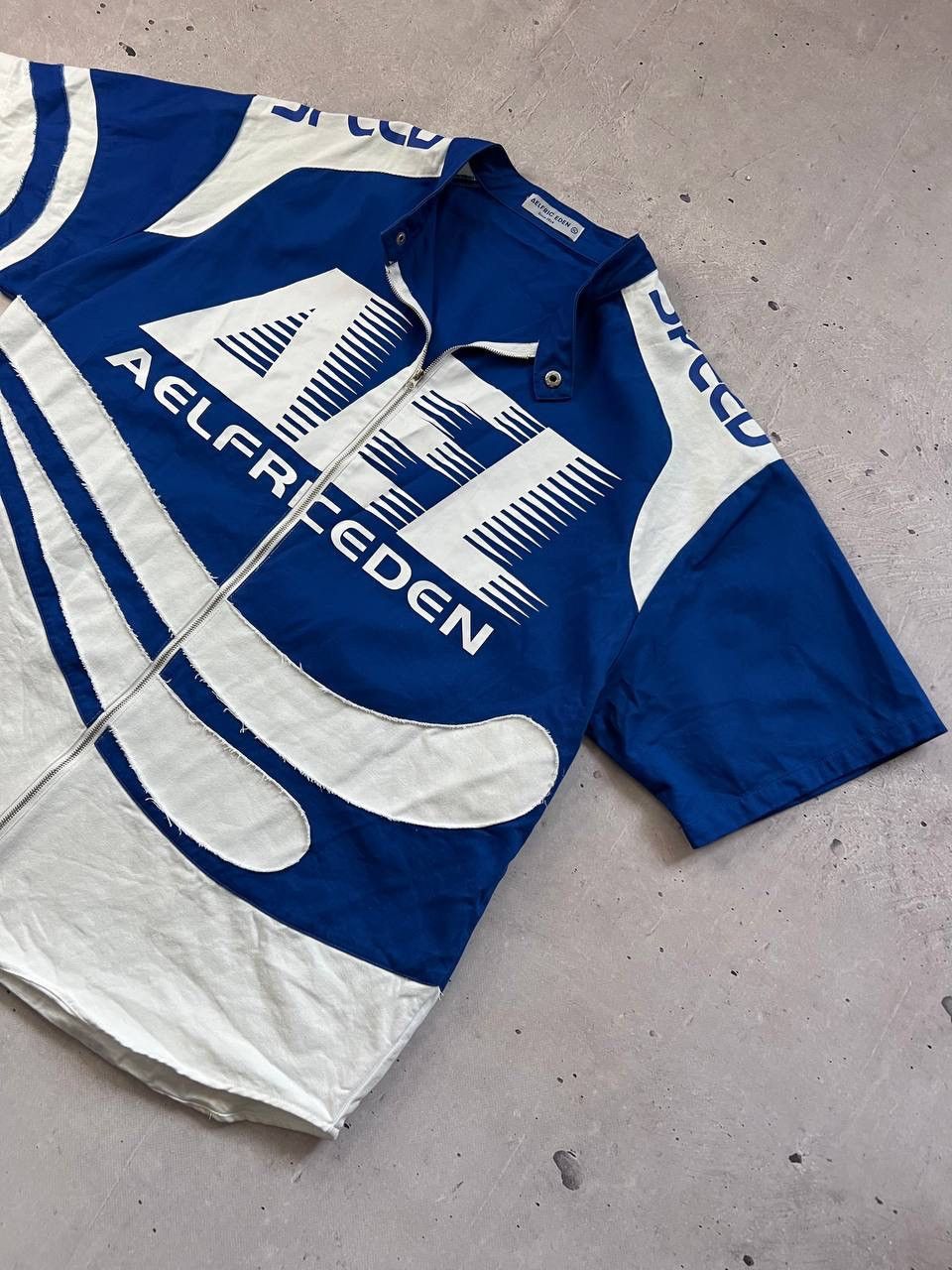 Vintage Aelfric Eden Racer Zipper Shirt Baggy Style Y2K SK8 Size US XL / EU 56 / 4 - 5 Thumbnail
