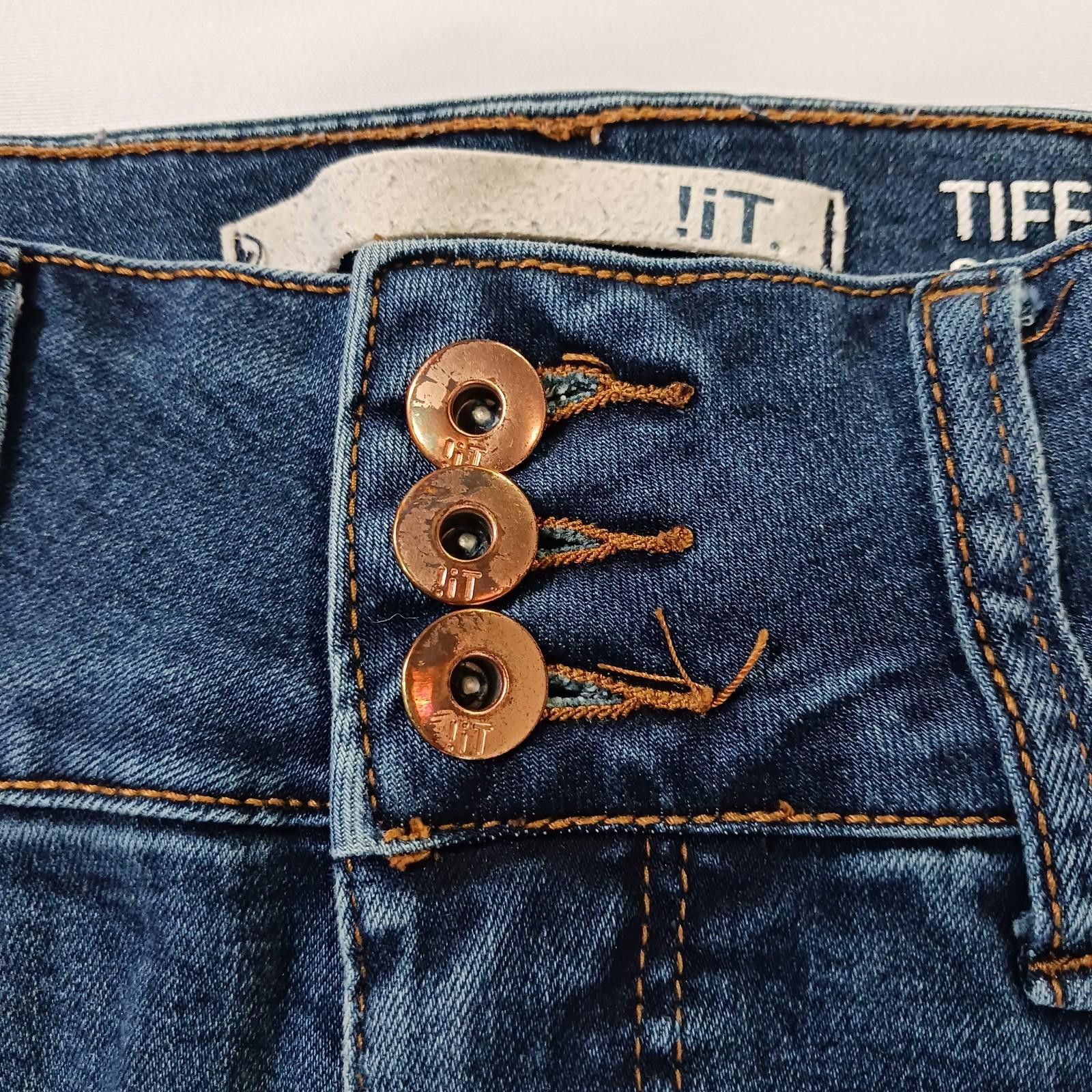 Other !It Tiffany Skinny Capri Women's 8 (26×23) Blue Jeans Pants Size 30" / US 8 / IT 44 - 4 Thumbnail