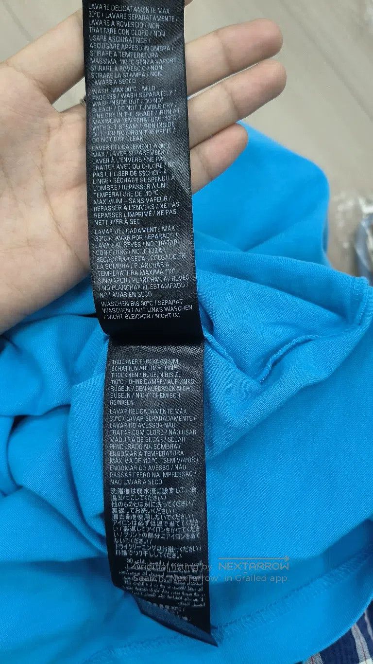 Balenciaga Balenciaga Blue Cola T-Shirt Size US XS / EU 42 / 0 - 5 Thumbnail