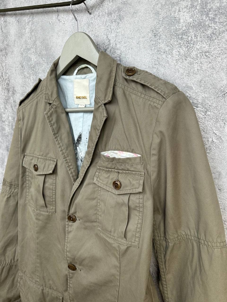 Diesel Diesel Safari/Field Khaki/Brown Millitary Jacket Army Size US M / EU 48-50 / 2 - 5 Thumbnail