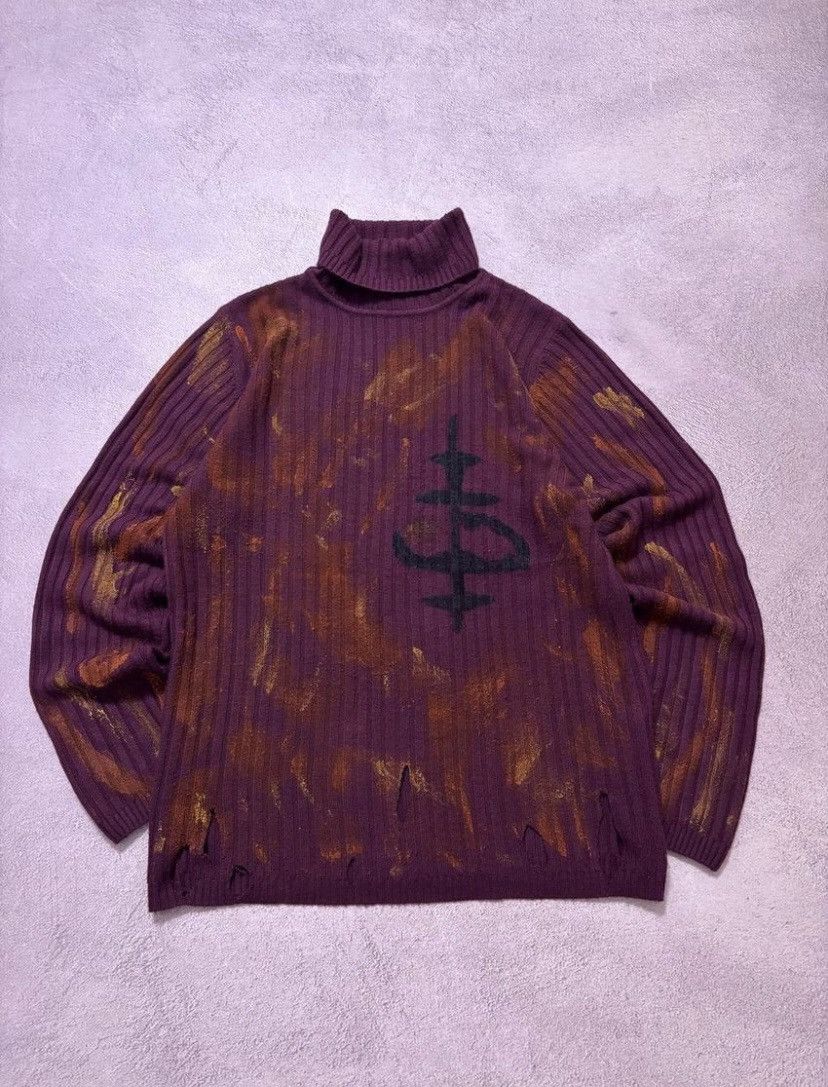Vintage Faded Diesel style Custom distressed sweatshirt Size US S / EU 44-46 / 1 - 2 Thumbnail