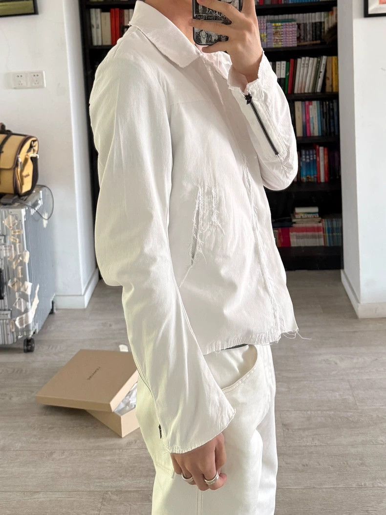 Yohji Yamamoto Yohji Yamamoto Yohji Yamamoto 07SS Short Jacket Unisex Size US M / EU 48-50 / 2 - 8 Thumbnail