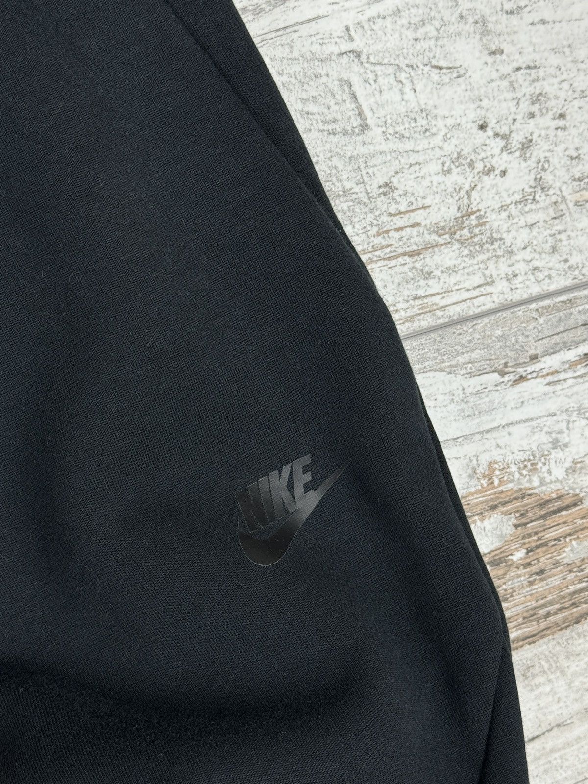 Nike Mens Nike tech fleece sweatpants black swoosh pants drill OG Size US 36 / EU 52 - 4 Thumbnail