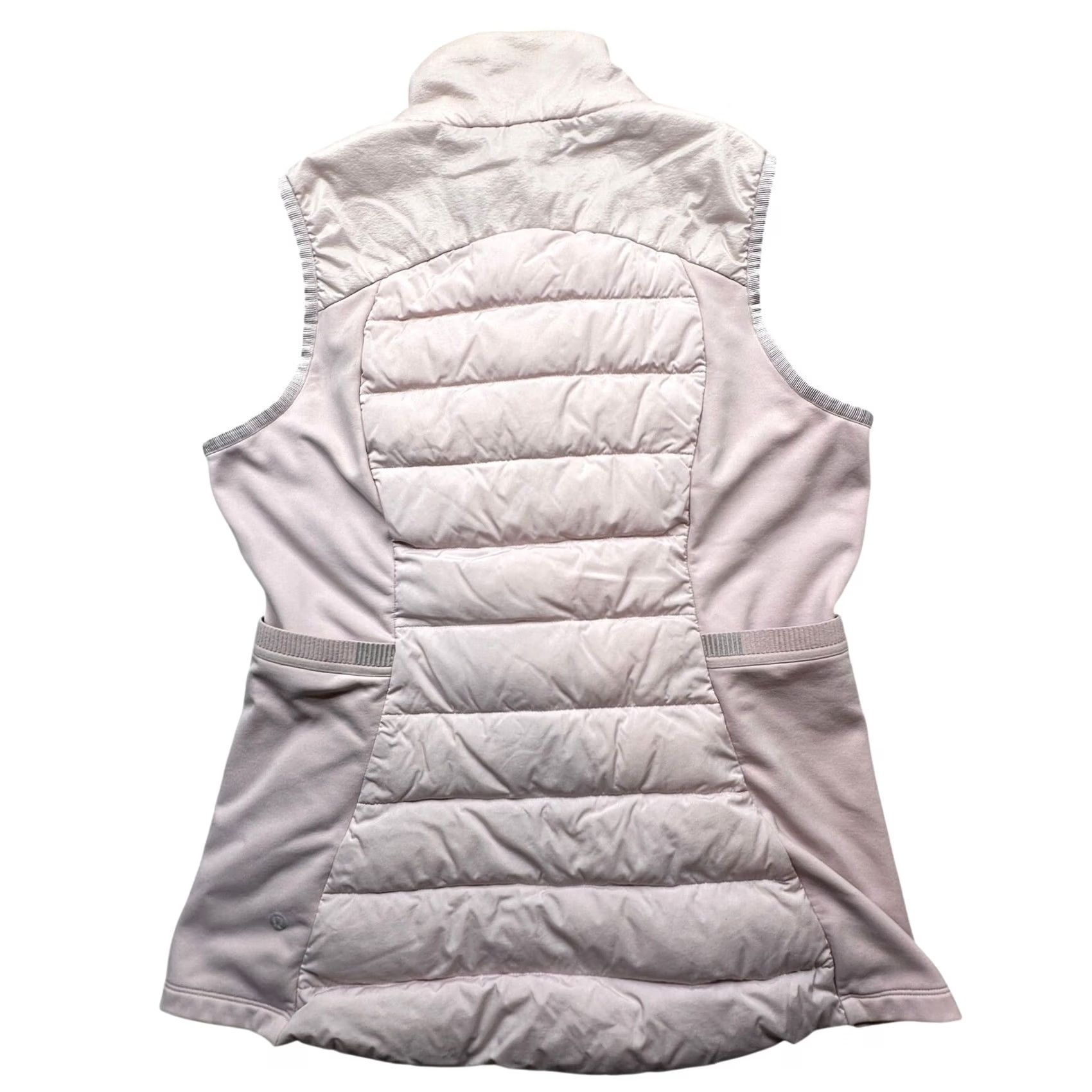 Lululemon Lululemon Down For It All Vest Womens 12 Pink 700 Fill Goose Down Vest Sleeveless Zip Crowned with Zipper Countdown - Note: This is not compliant. Size XL / US 12-14 / IT 48-50 - 2 Thumbnail