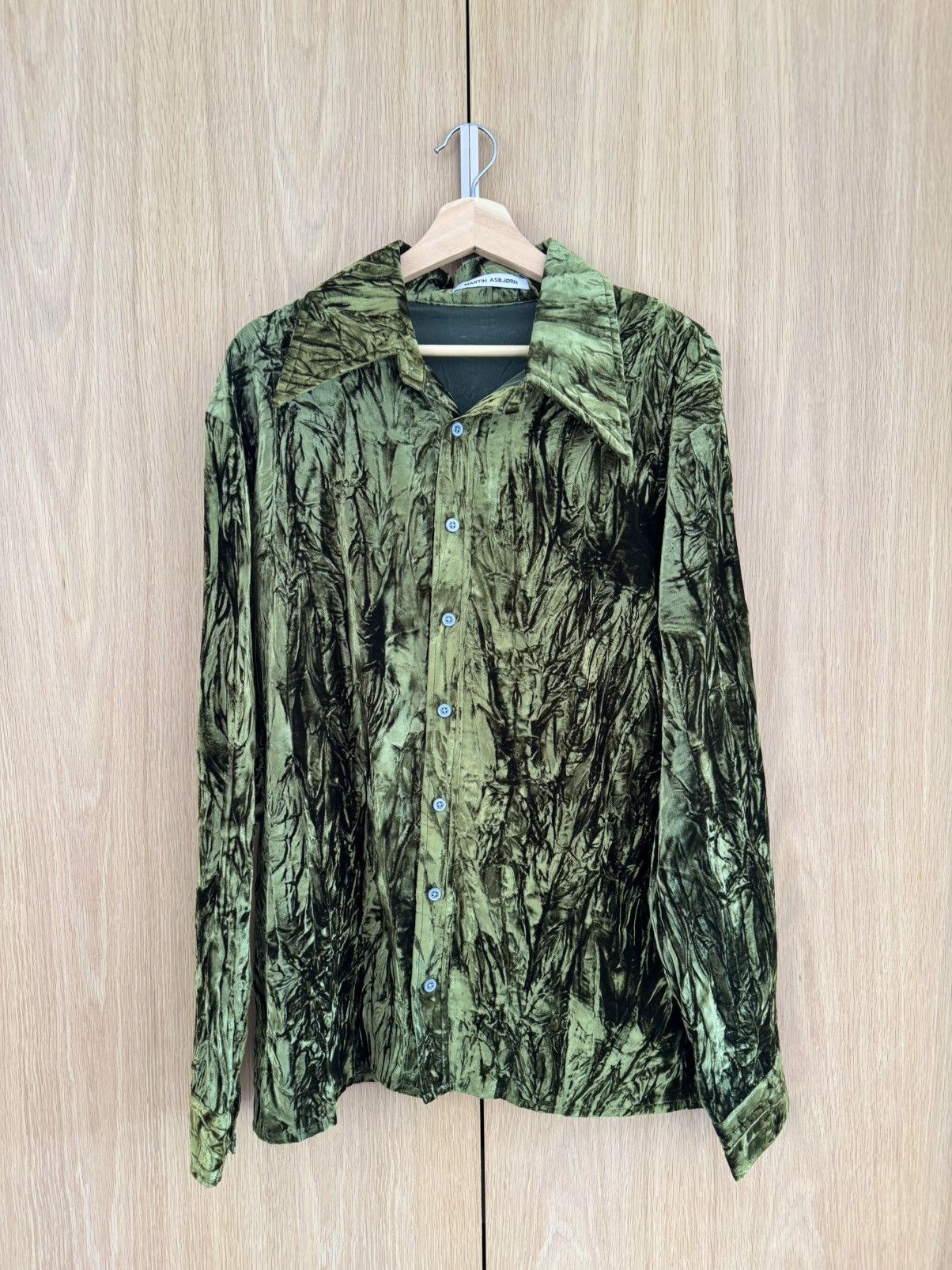 Martin Asbjorn Martin Asbjørn - Green Joshua Shirt Size US L / EU 52-54 / 3 - 1 Thumbnail