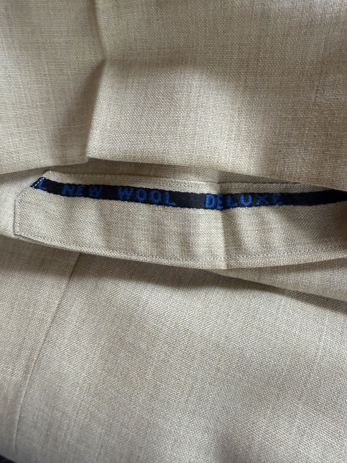 Other Spring&Summer Cream Linen Slacks NEW WOOL DELUX Tag Size US 34 / EU 50 - 7 Thumbnail