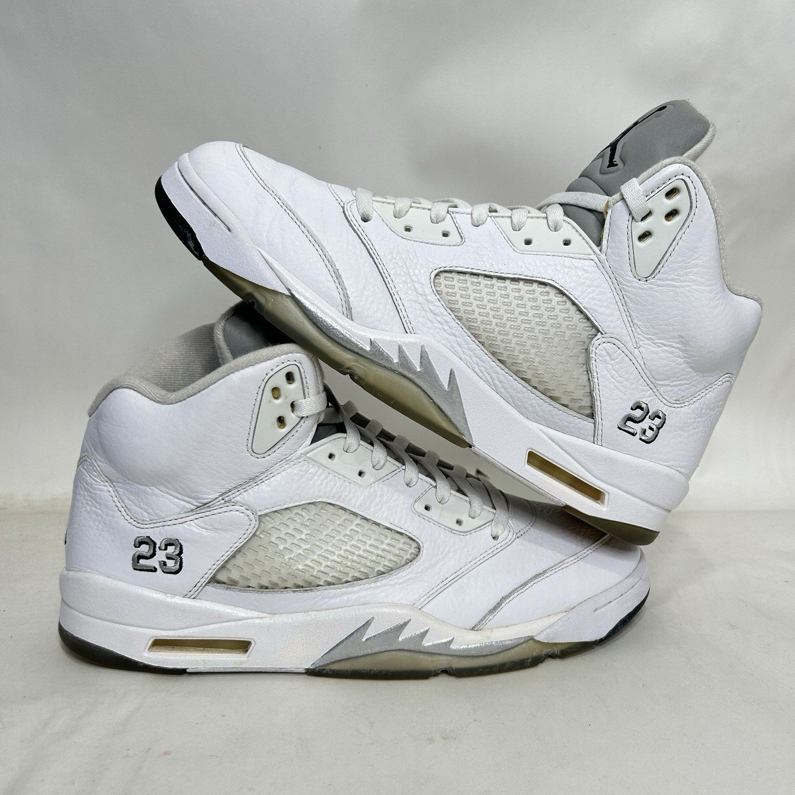 Nike Nike Air Jordan 5 Retro “White Metallic” Size US 13 / EU 46 - 1 Thumbnail