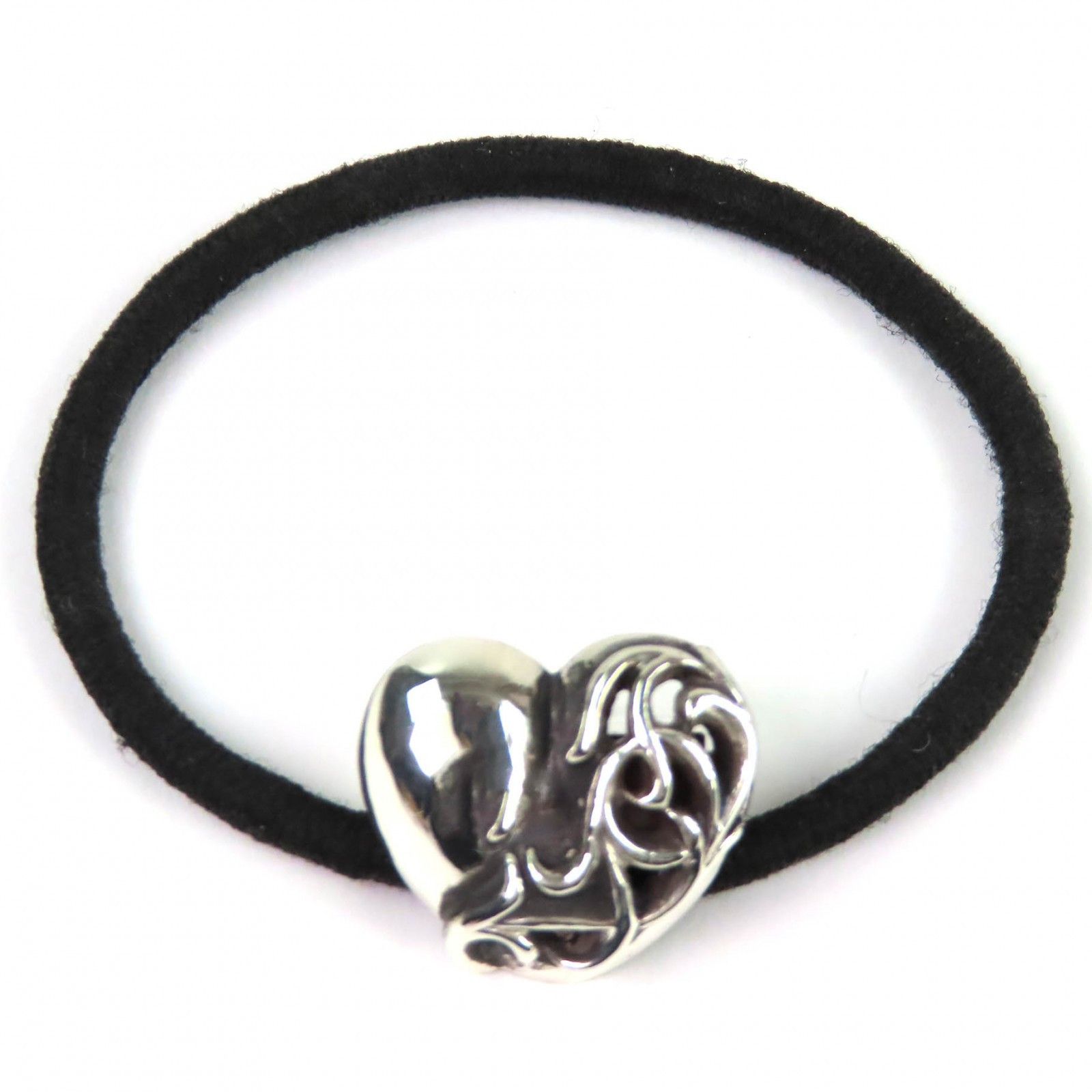 Chrome Hearts CHROME HEARTS HEART HAIR TIE BAND | Grailed
