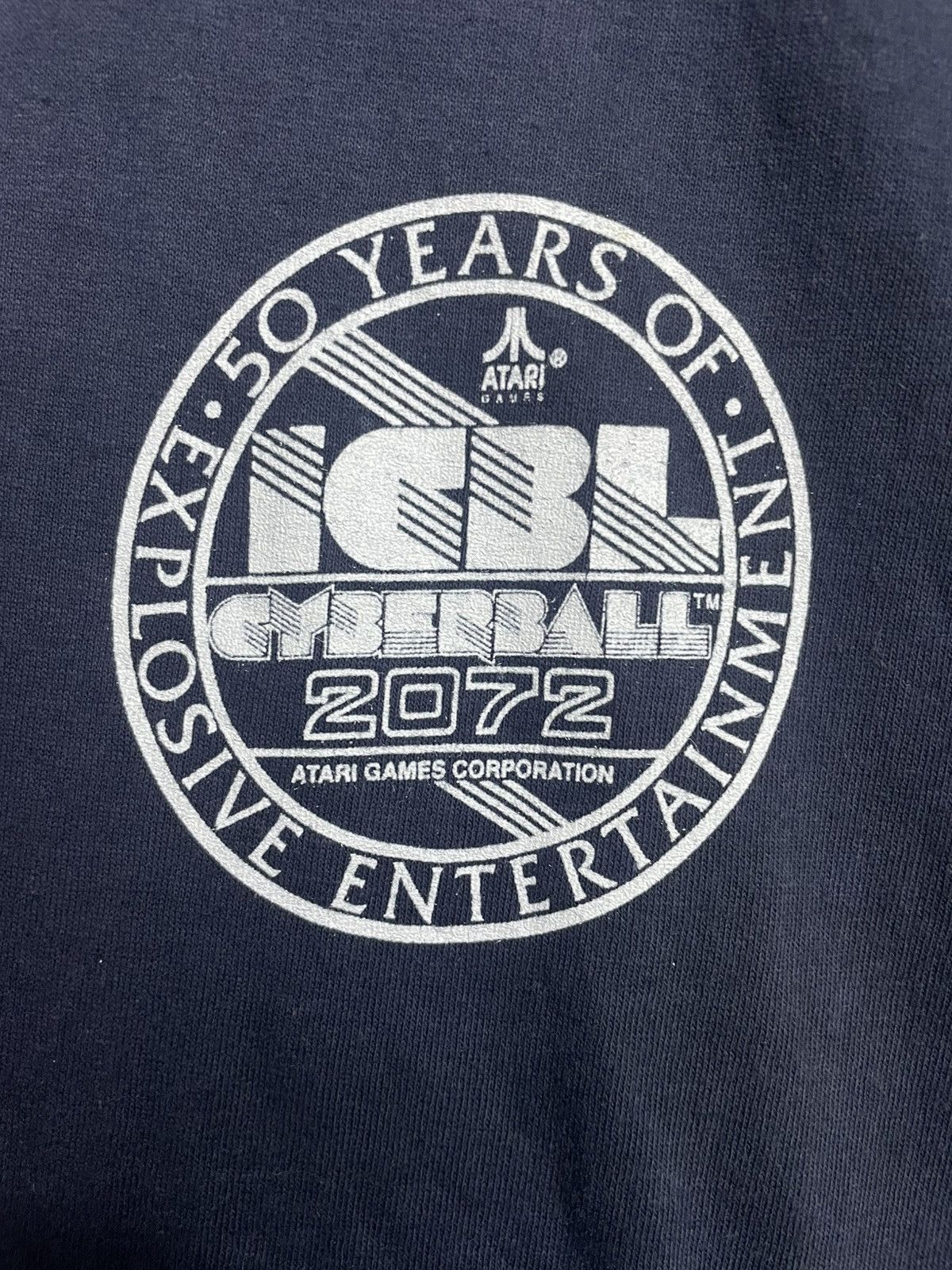 Vintage Vintage Atari Ganes Cyberball Promo T-Shirt Size US M / EU 48-50 / 2 - 4 Thumbnail