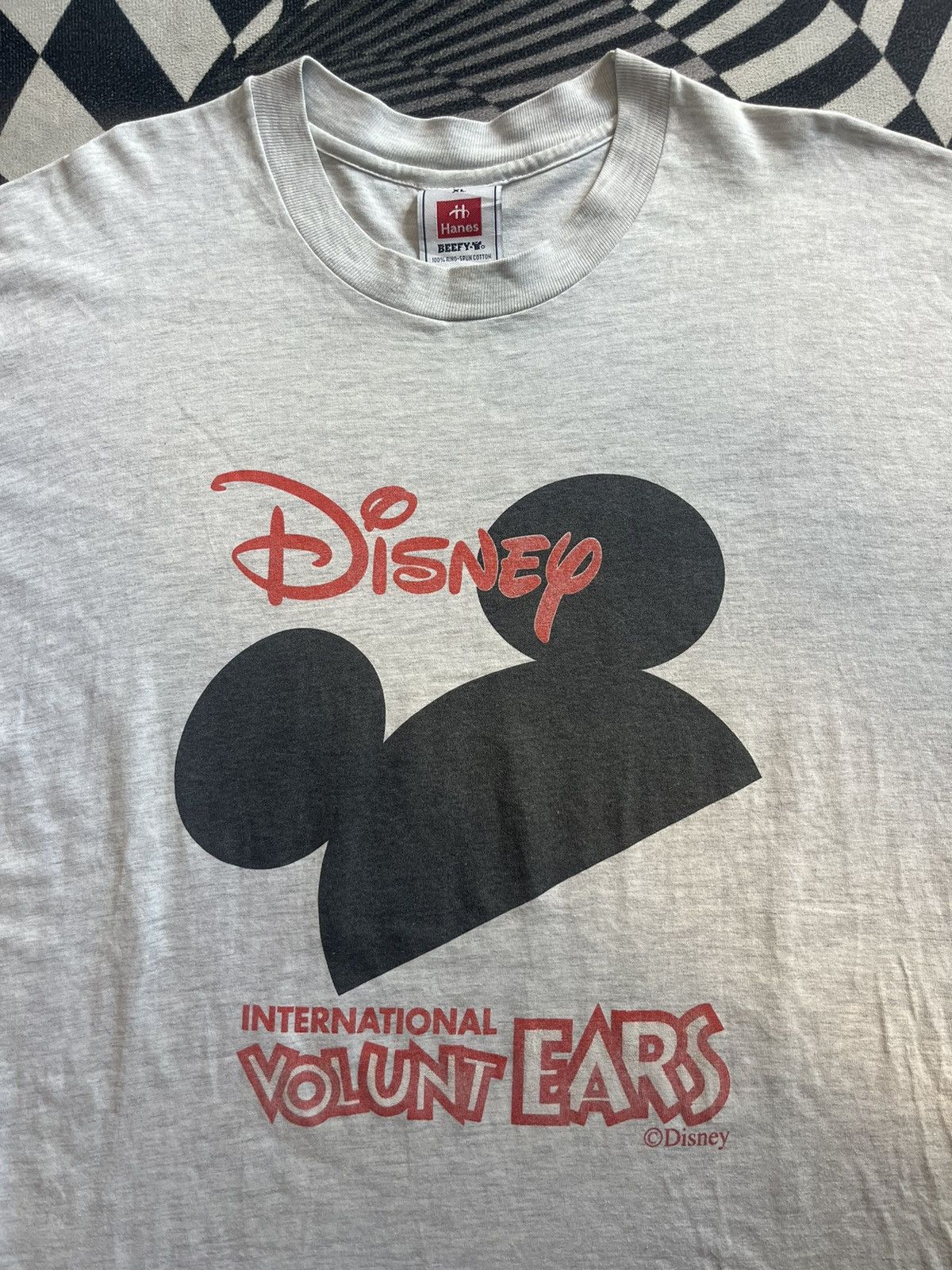 Disney Vintage Disney International VOLOUNT EARS 90’s Tshirt Size US XL / EU 56 / 4 - 6 Thumbnail
