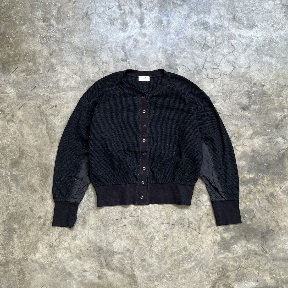 Beams Plus Beams Heart Waffle Nylon Button Long Sleeve Shirt Size M / US 6-8 / IT 42-44 - 1 Thumbnail