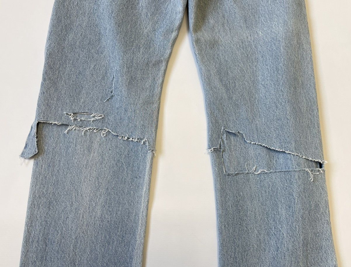 Raf Simons S/S 20 Destroyed Double Layer Jeans Size US 34 / EU 50 - 20 Thumbnail