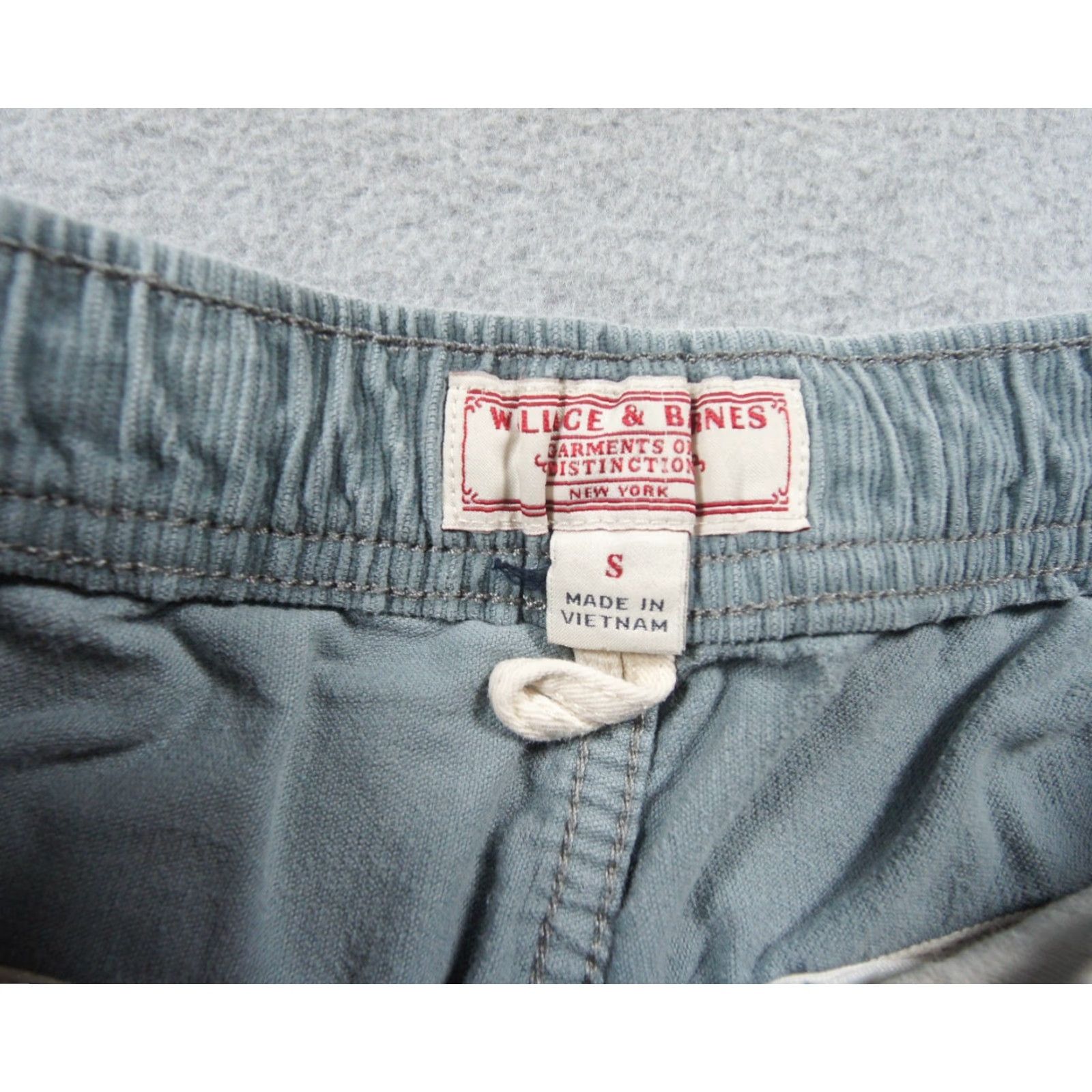 Wallace & Barnes Wallace & Barnes Shorts Mens Small Blue Corduroy Drawstring Faded 6" Inseam Size US 29 - 6 Thumbnail