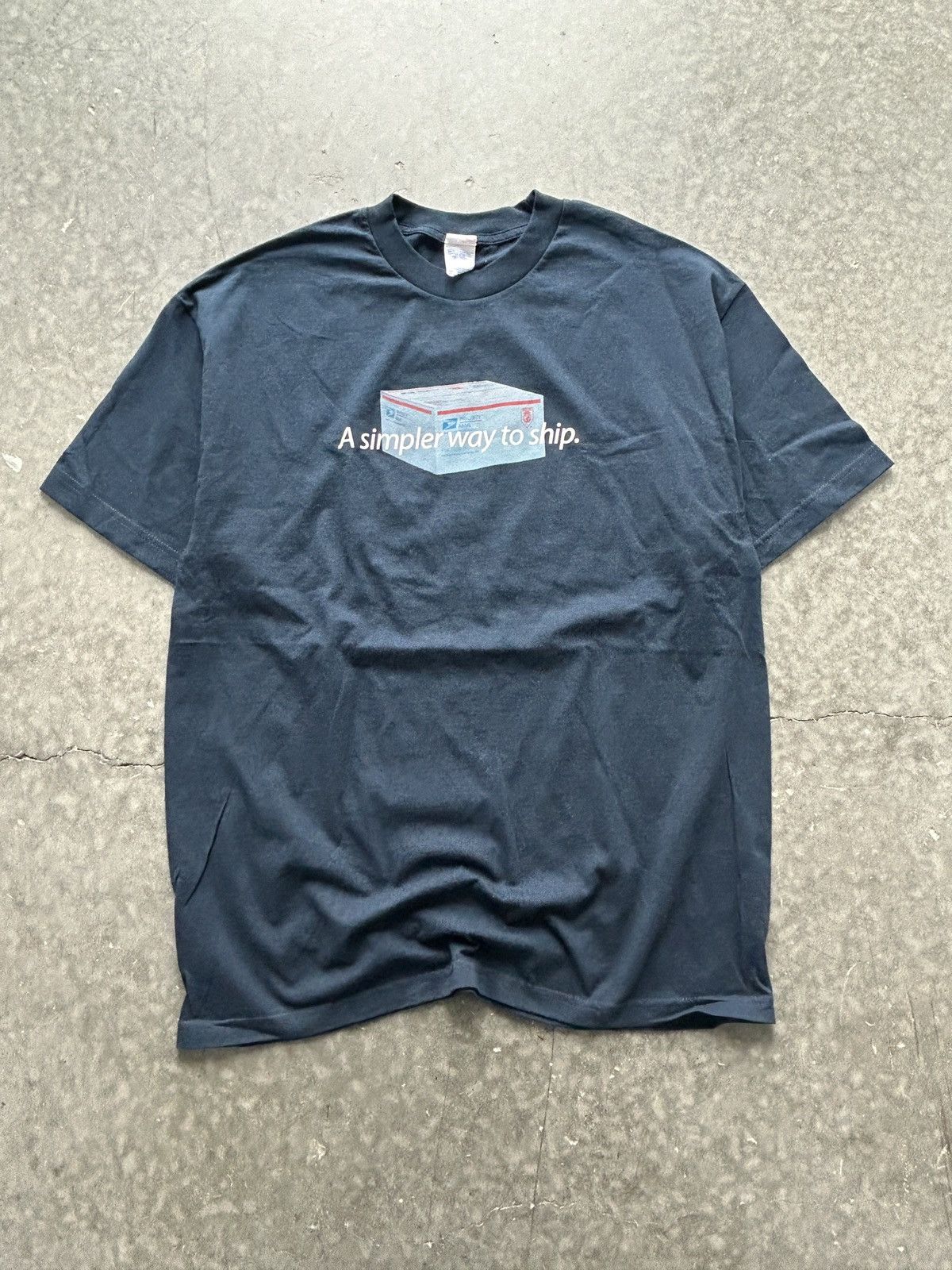 Vintage Vintage 90s USPS Graphic Tee Size US XL / EU 56 / 4 - 1 Thumbnail