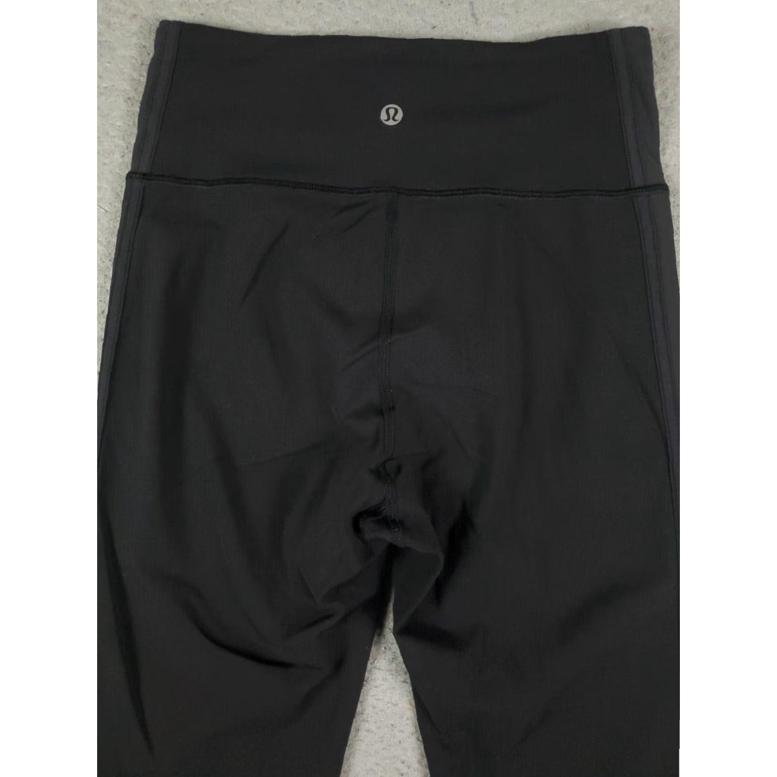Lululemon LULULEMON Cropped Leggings Womens Size 4 Black Stretch Activewear Athleisure Size 27" / US 4 / IT 40 - 6 Thumbnail
