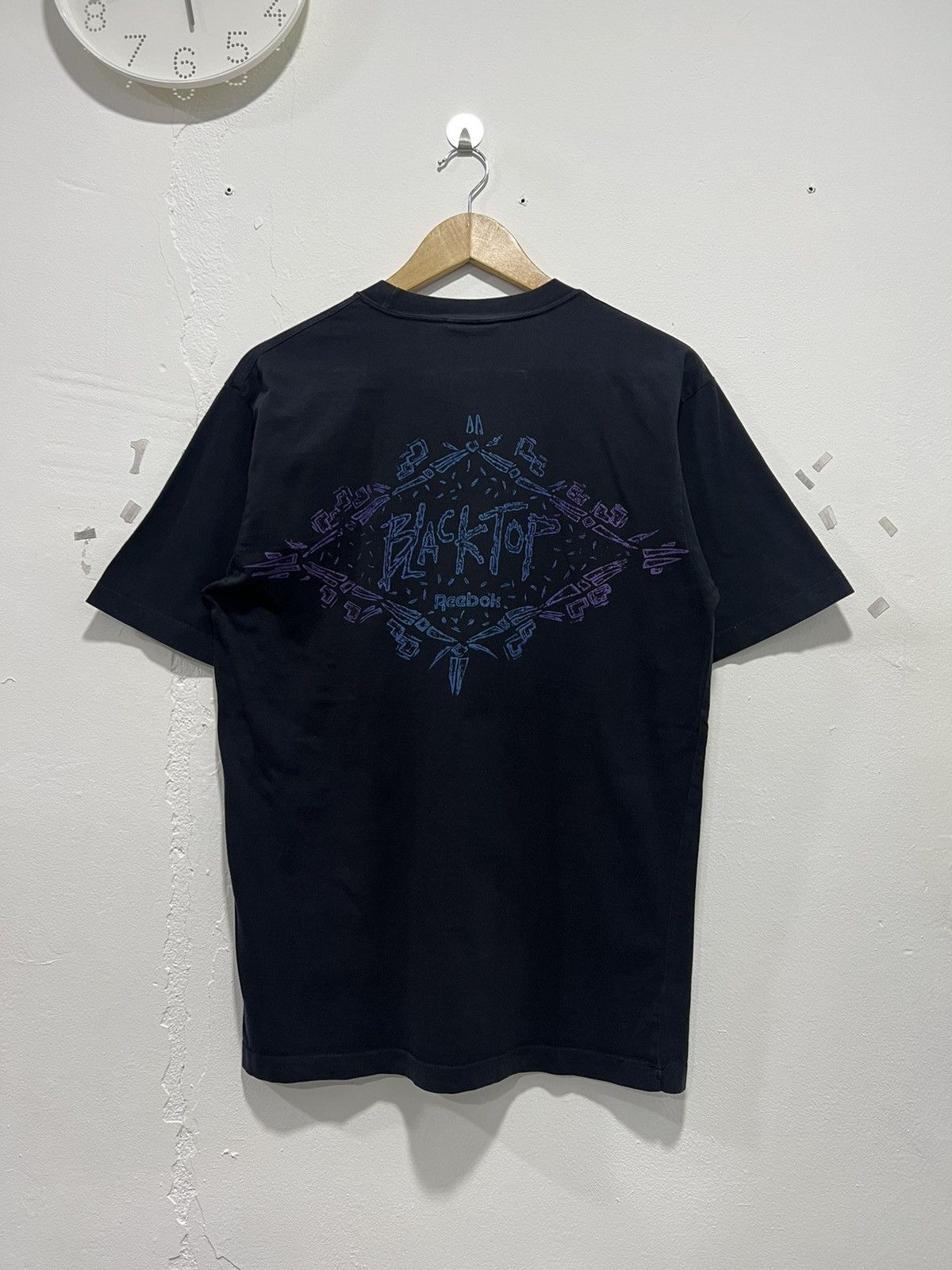 Vintage Vintage 90’s Reebok Blacktop Rare Tshirt Size US M / EU 48-50 / 2 - 7 Thumbnail