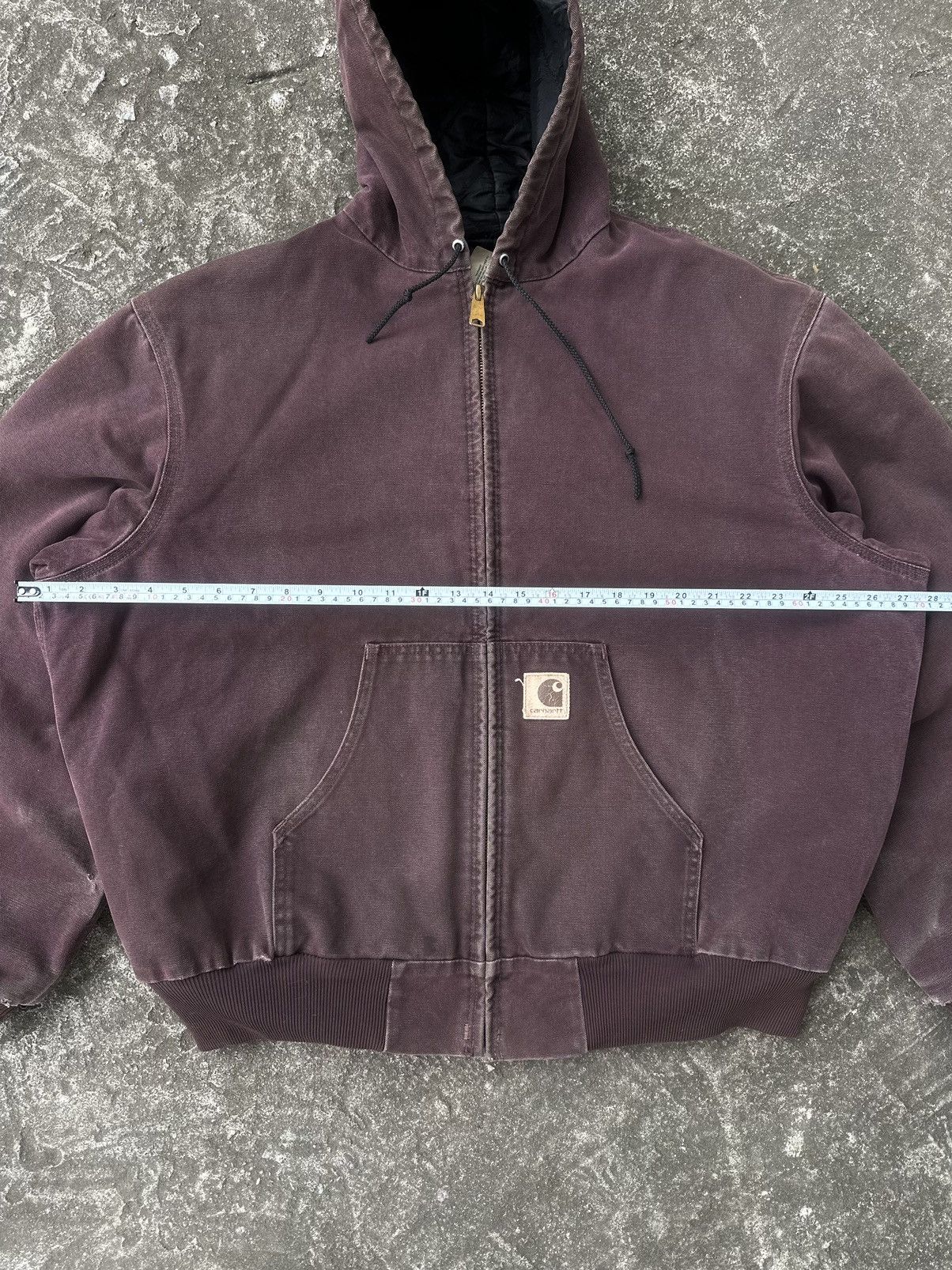 Carhartt Rare!!! Vintage 90s Carhartt J06 BRG Hooded Jacket Boxy XL Size US XL / EU 56 / 4 - 7 Thumbnail