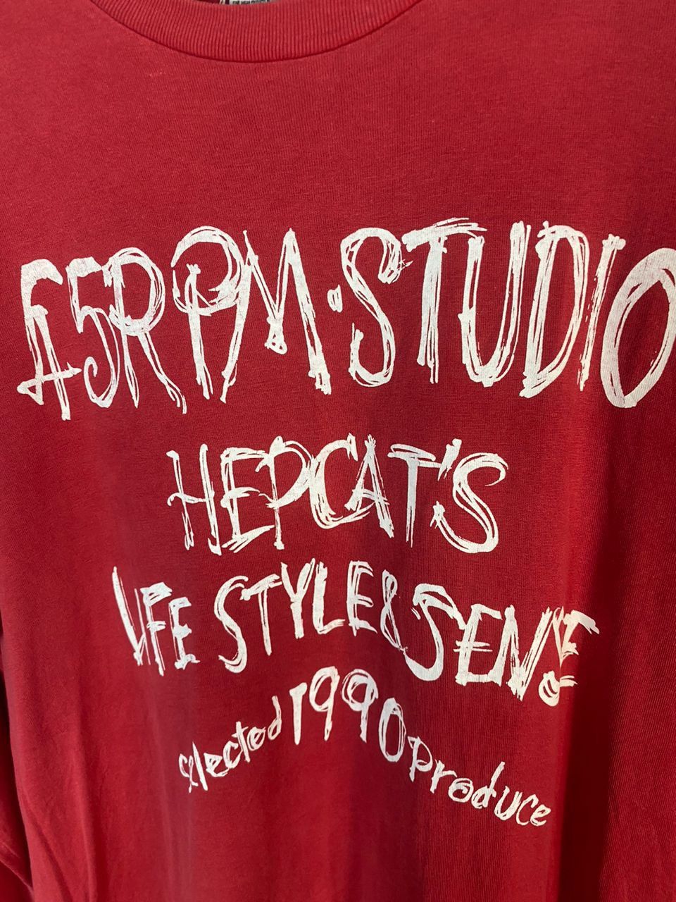 45rpm × Japanese Brand The 45rpm studio printed long sleeve tshirt Size US XL / EU 56 / 4 - 5 Thumbnail