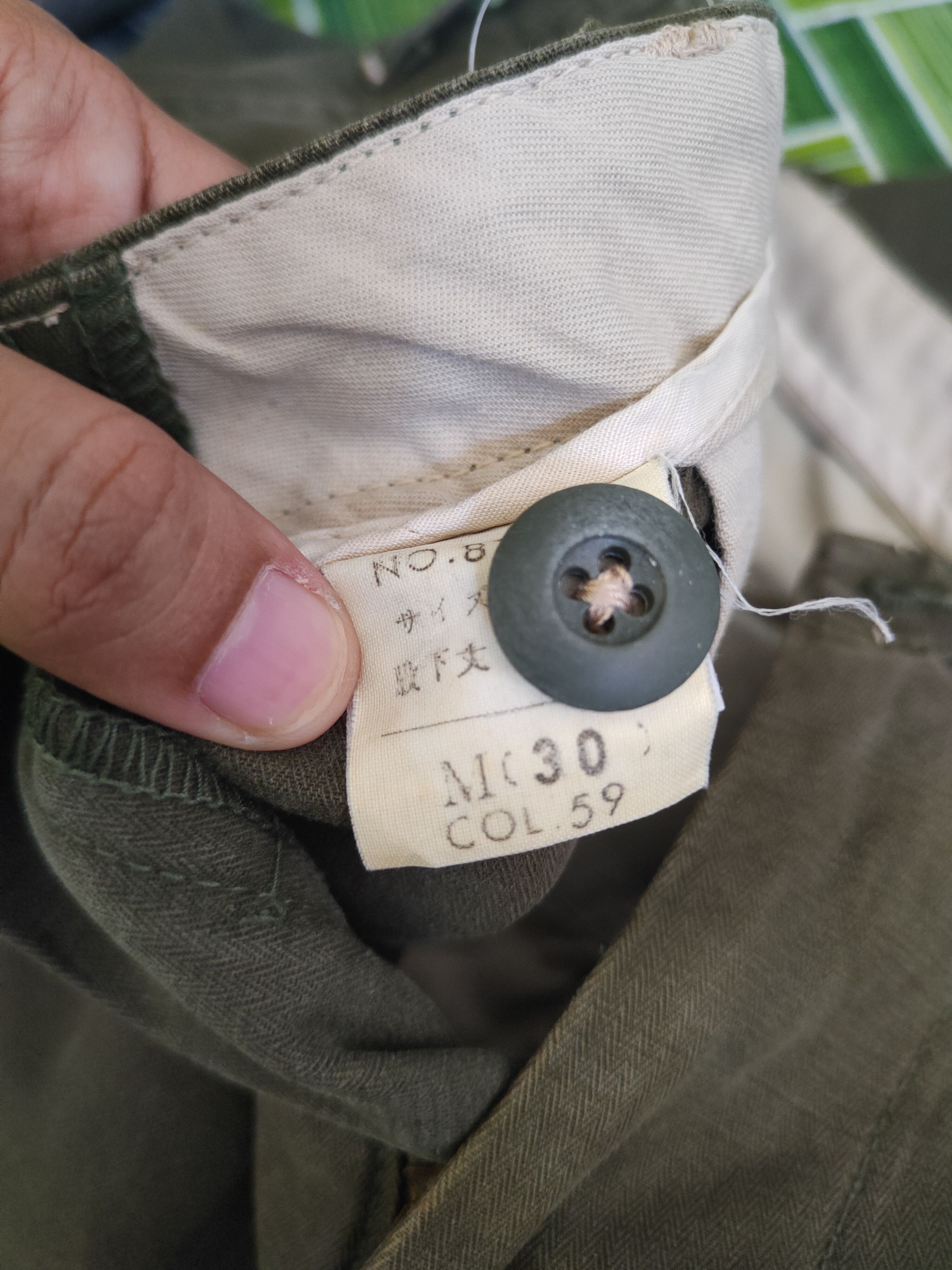Japanese Brand DL Blue Way Olive Multipocket Tactical Cargo Pants #1485 Size US 30 / EU 46 - 13 Thumbnail