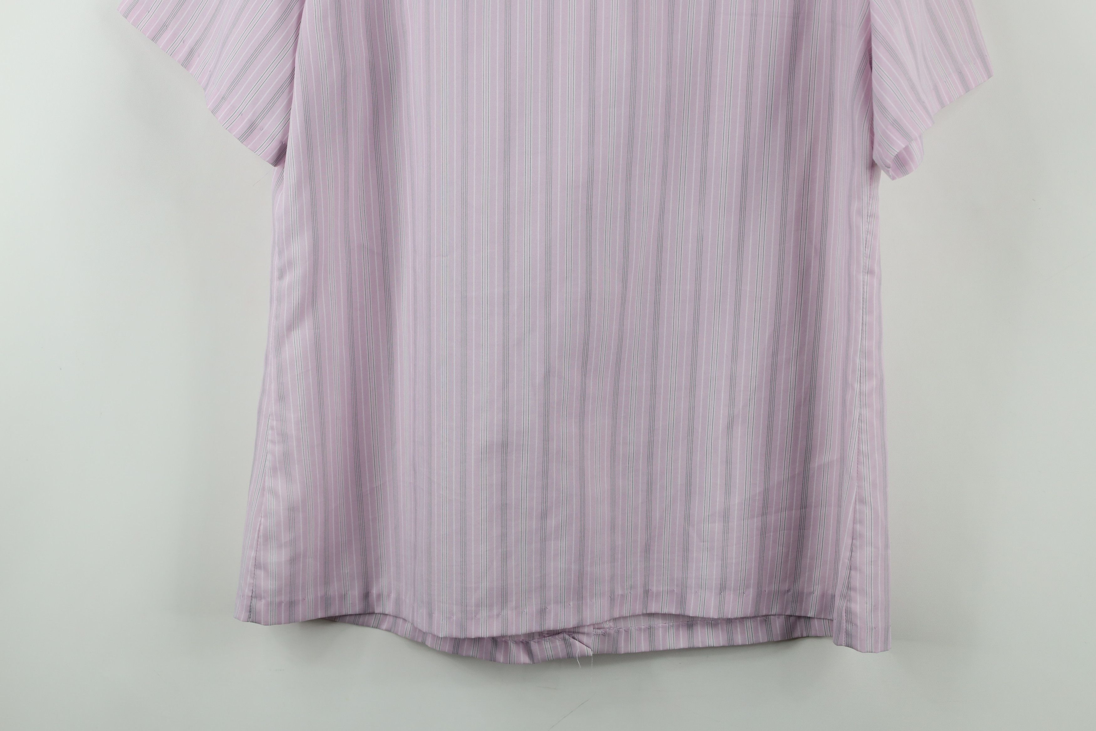 Vintage Vintage 70s Pussybow Collared Button Shirt Purple USA Size XXL / US 16-18 / IT 52-54 - 12 Thumbnail