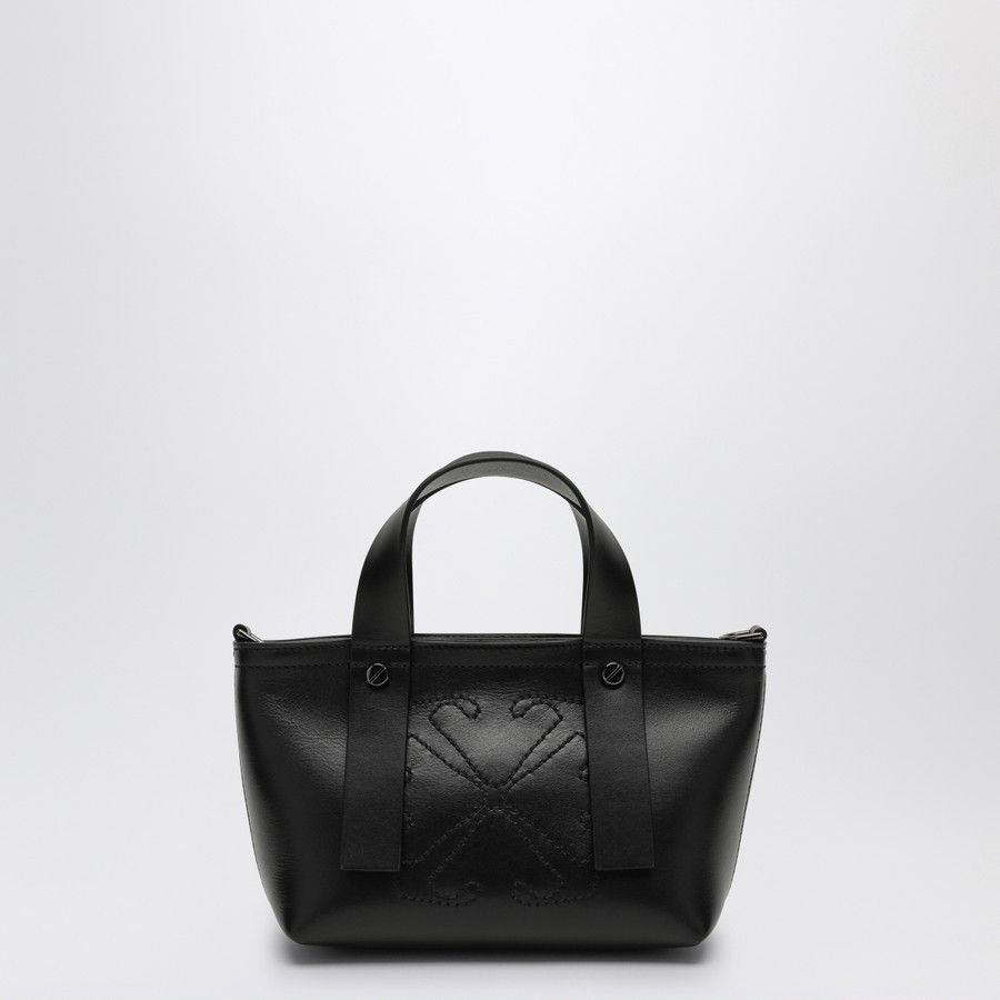 Off-White o1d2blof0924 Size: OS / Leather Handbag With Logo in Black Size ONE SIZE - 1 Thumbnail