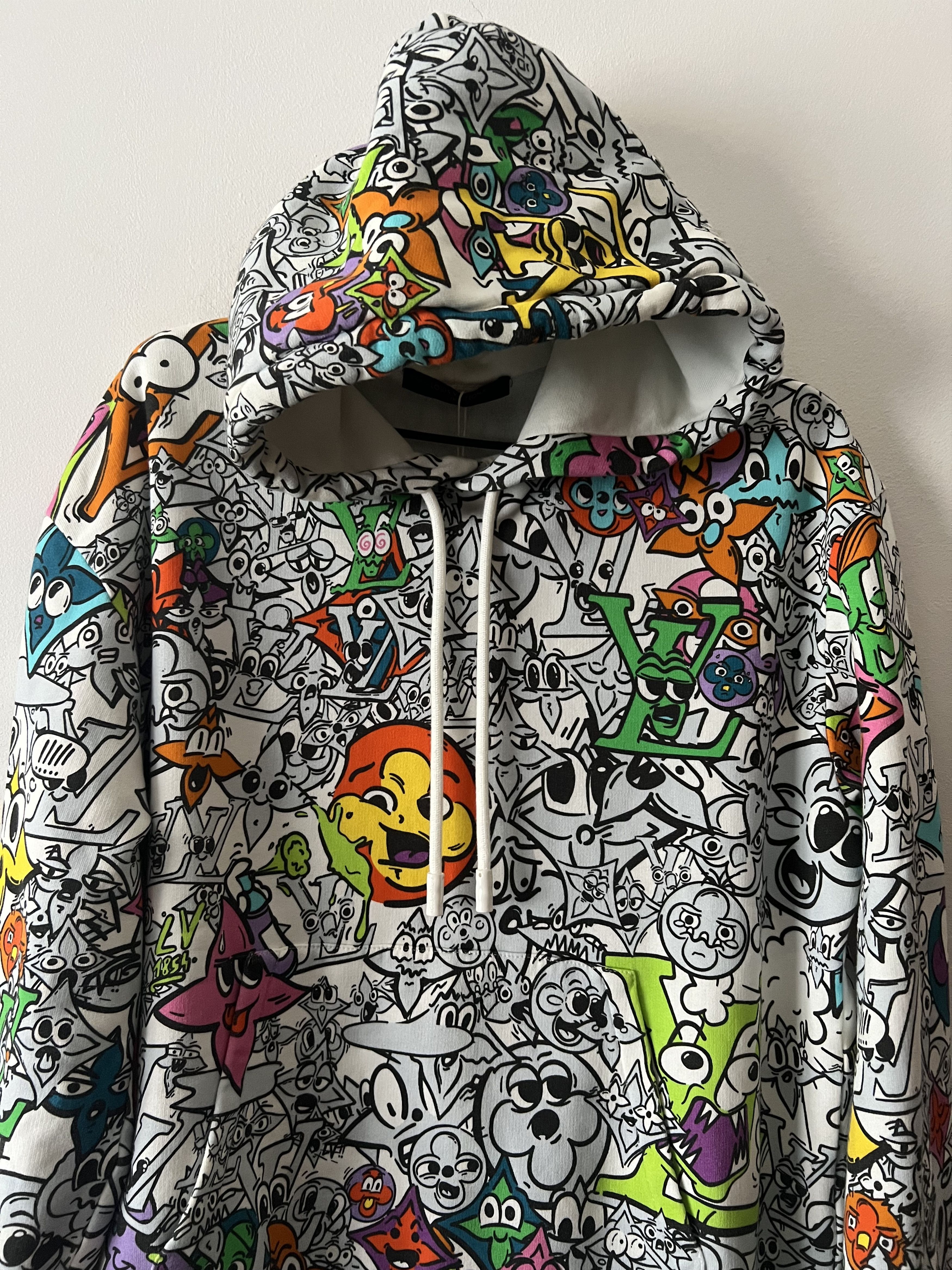 Louis Vuitton "Friends with You" COMIC HOODIE Size US M / EU 48-50 / 2 - 5 Thumbnail